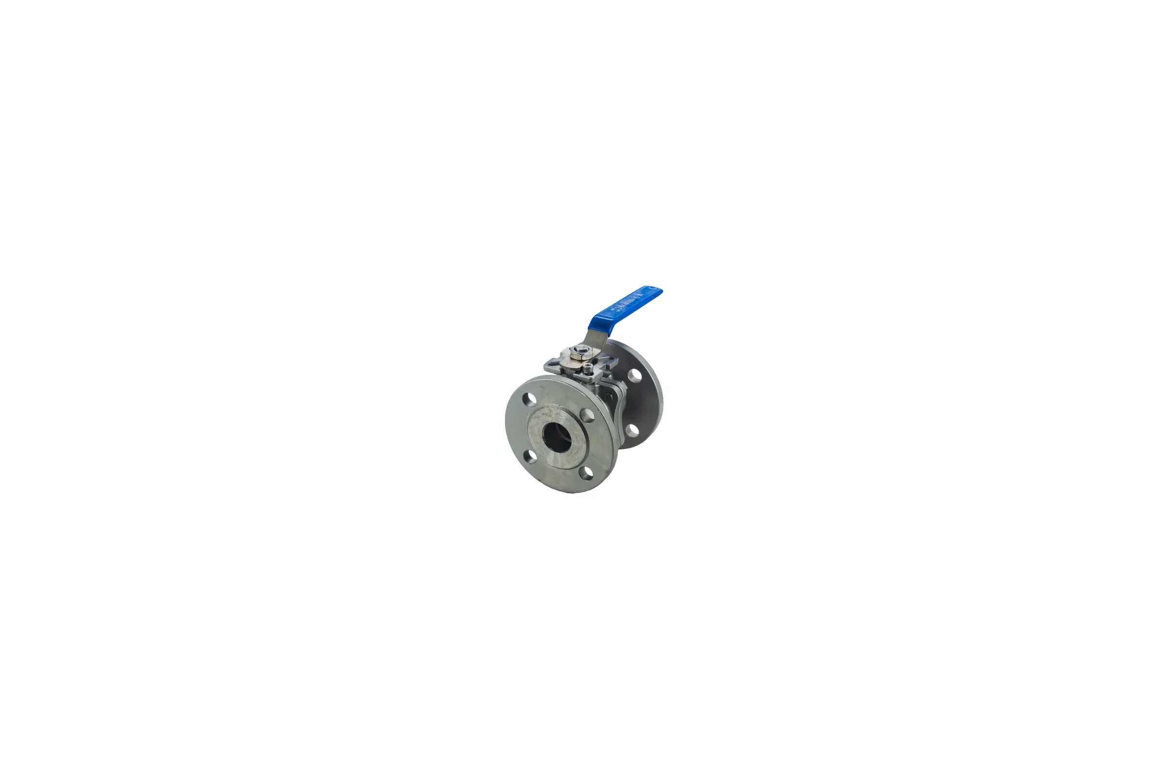 Кран шаровый фланцевый под привод NEWKEY нержавеющий (2PC), AISI304 DN40 (1_1/2), (CF8), PN40 NK-BFtph(2PC)40/4