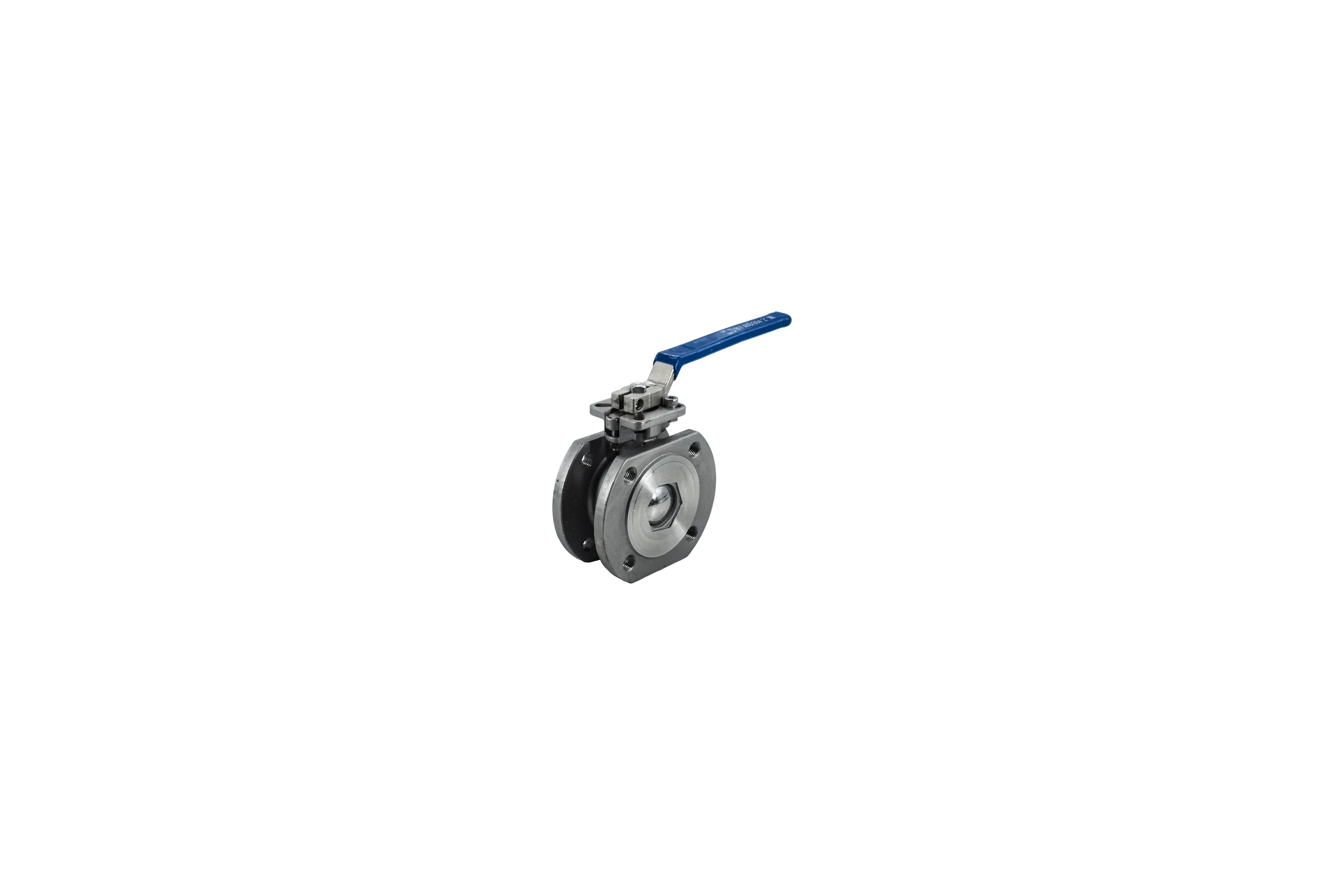 Кран шаровый межфланцевый под привод NEWKEY нержавеющий (1PC), AISI304 DN200 (8), (CF8), PN40 NK-BIFph200/4