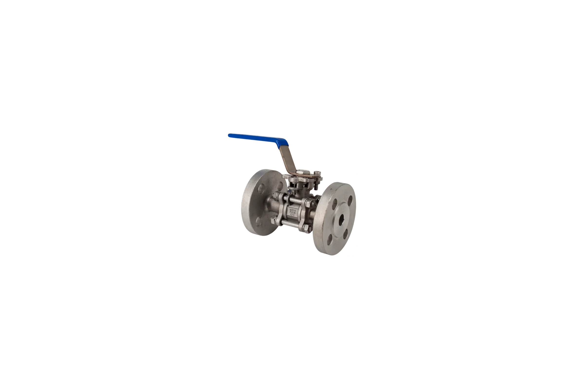 Кран шаровый фланцевый под привод NEWKEY нержавеющий (3PC), AISI304 DN15 (1/2), (CF8), PN40 NK-BFph15/4