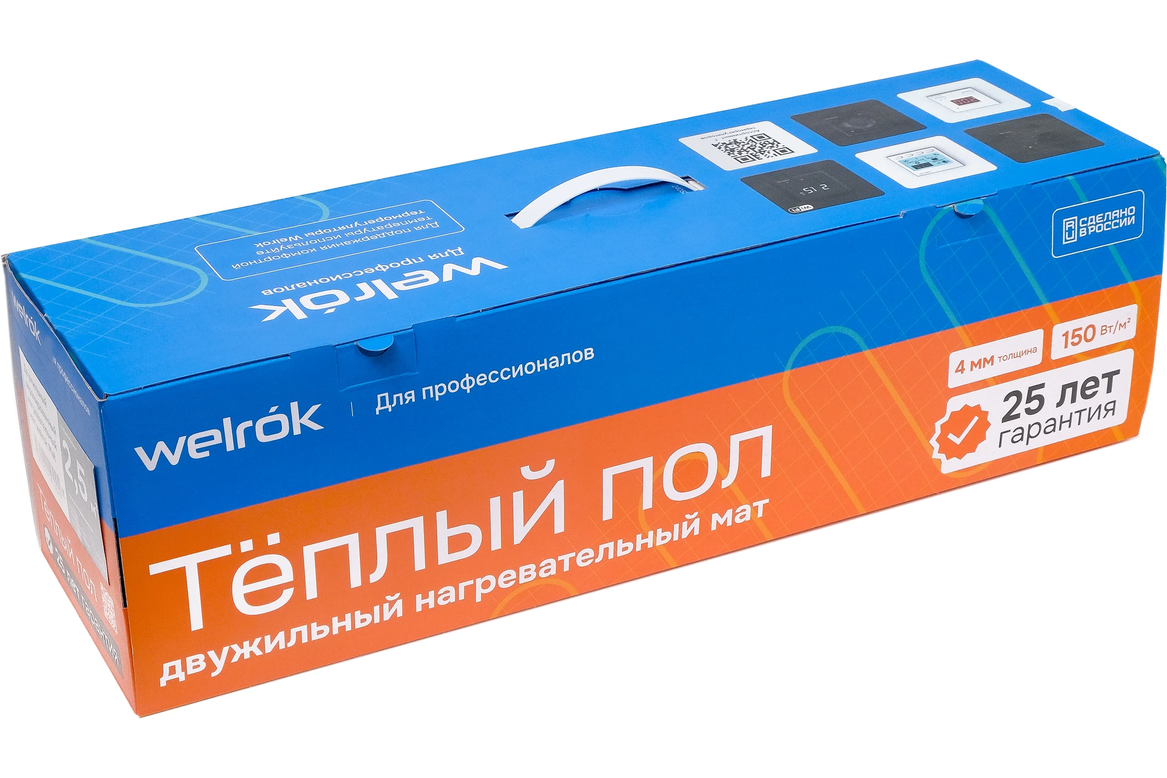 Нагревательный мат Welrok Mat 1 м2 0,150 кВт 4660251141257