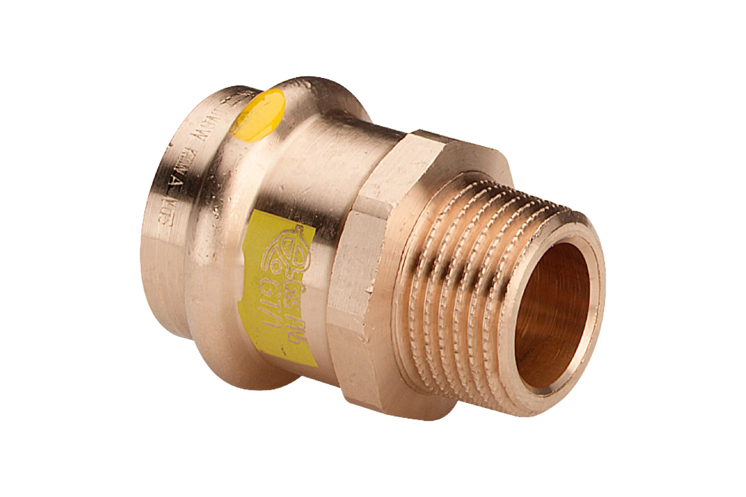 Медный пресс муфта Viega ф42-1 1/2нар. газ/вода мод.2611 346348