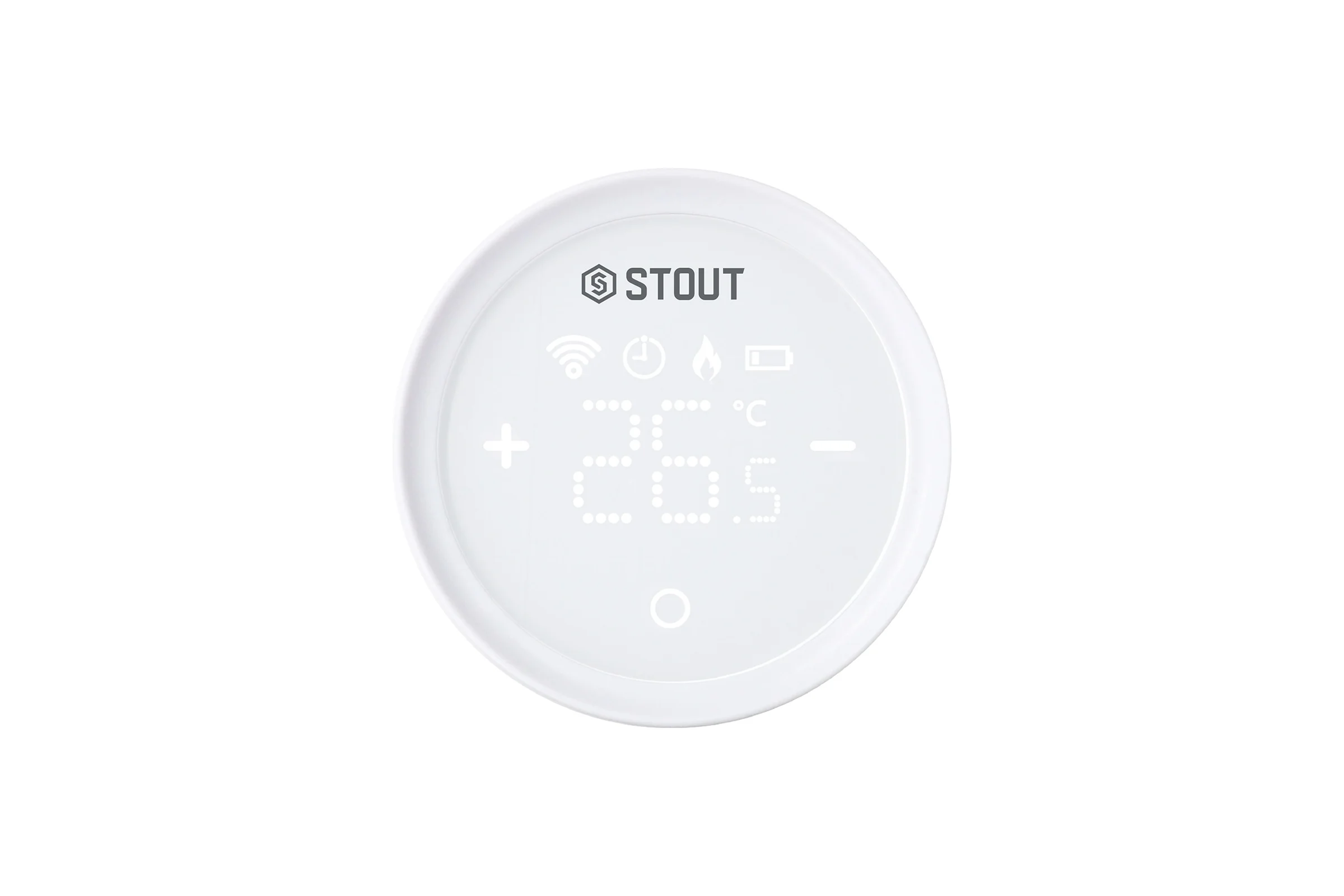 Умная термостатическая головка STOUT STE-2070-703011 Zigbee RG00944D2TART3