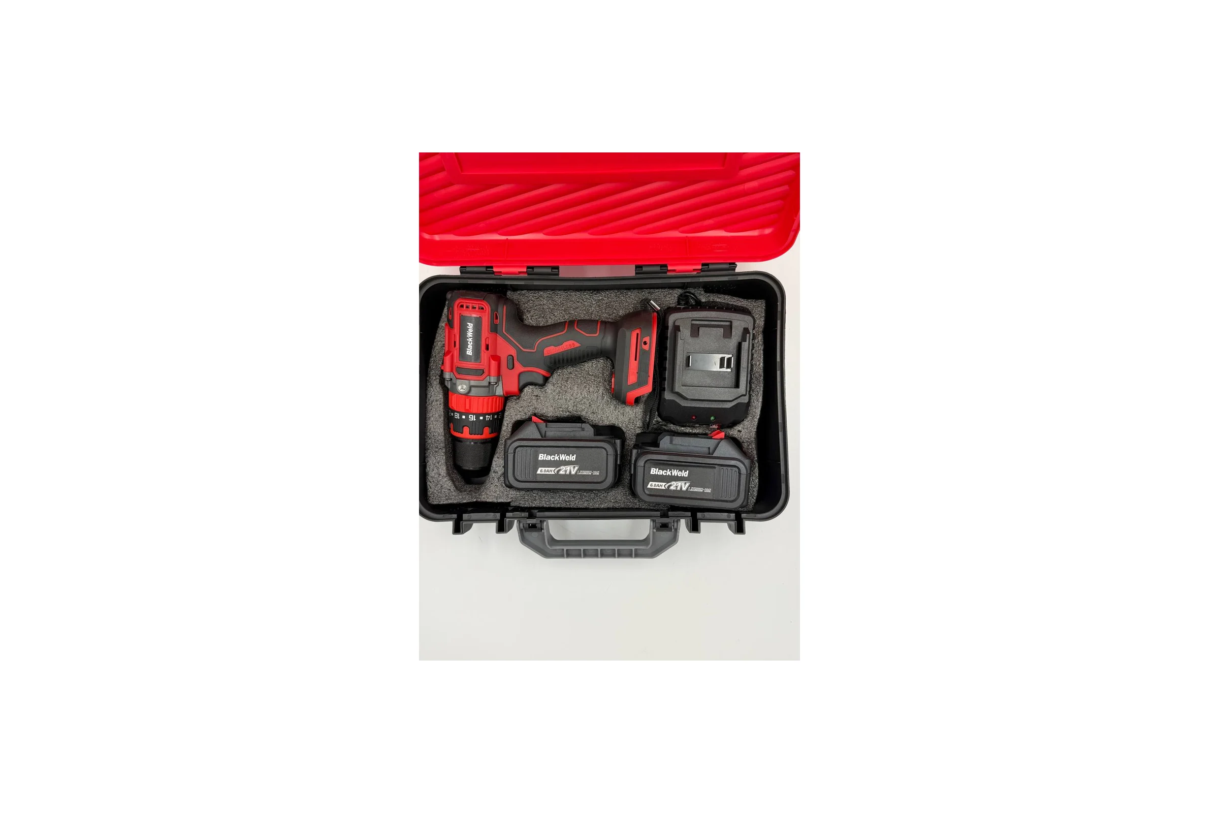 Дрель-шуруповерт BlackWeld ударная бесщеточная аккумуляторная DZ16-6R 6.0Ah 150161