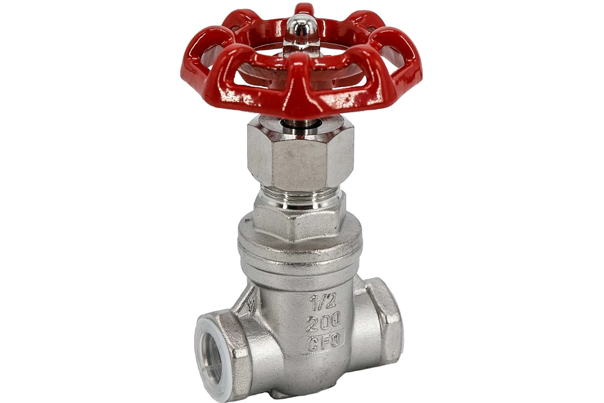 Задвижка клиновая муфтовая нержавеющая NEWKEY, AISI304 DN15 (1/2), CF8, PN14 NK-ZKm15/4