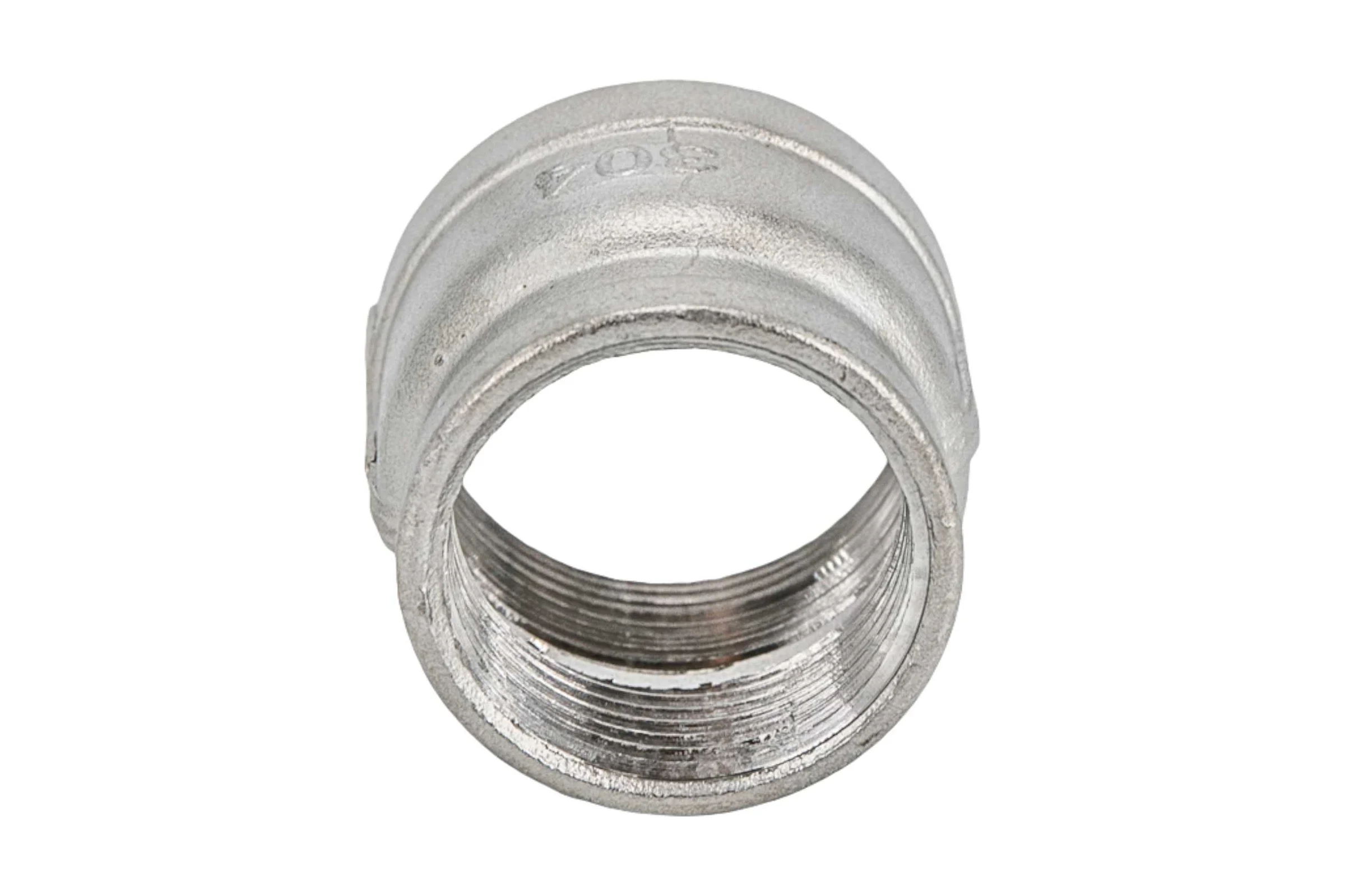 Муфта переходная нержавеющая NEWKEY, AISI304 DN40×DN32 (1 1/2×1 1/4), CF8, PN16 NK-MMH40*32/4
