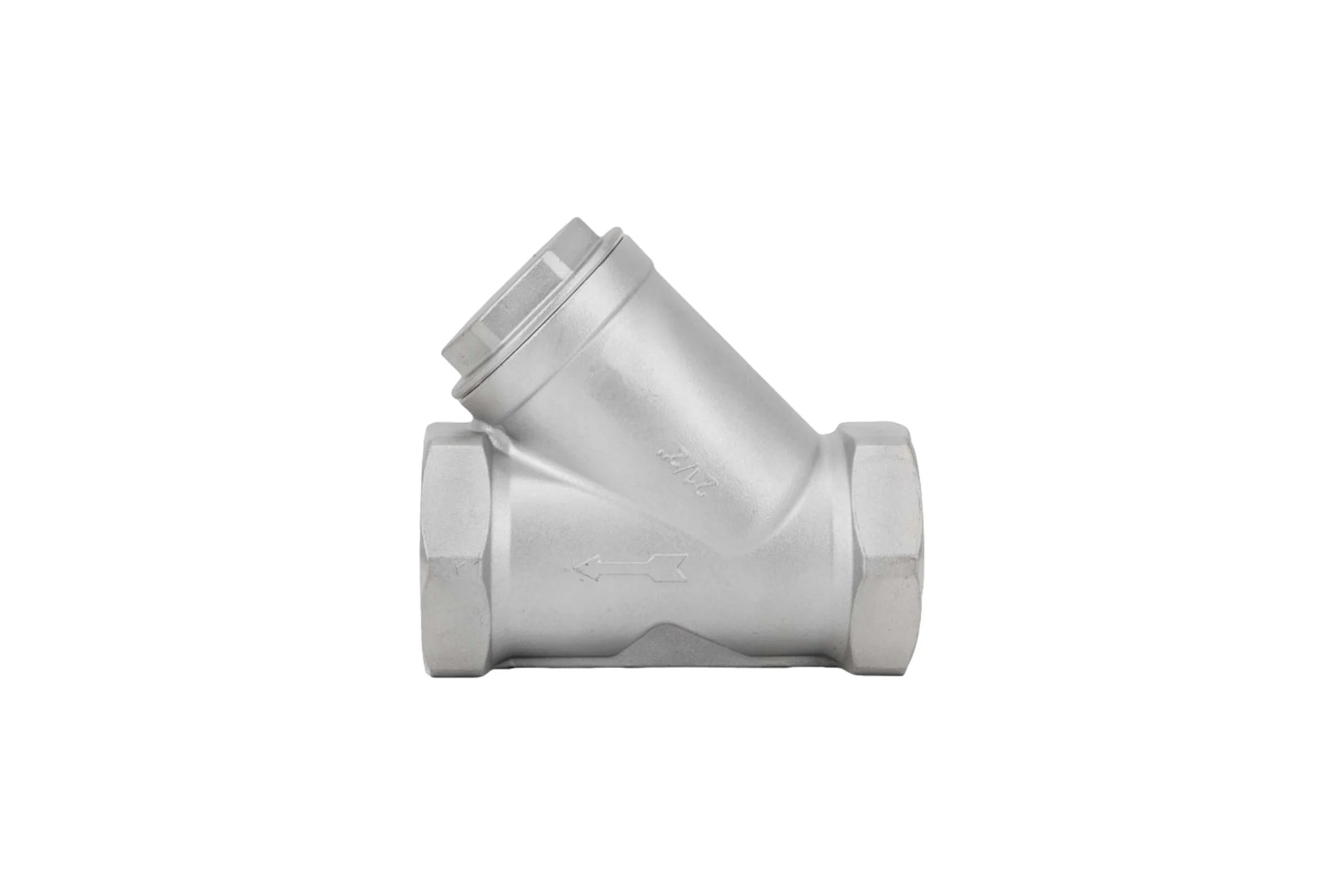 Фильтр муфтовый Y-типа нержавеющий NEWKEY, AISI316 DN65 (2 1/2), CF8M, PN16 NK-YS65/6