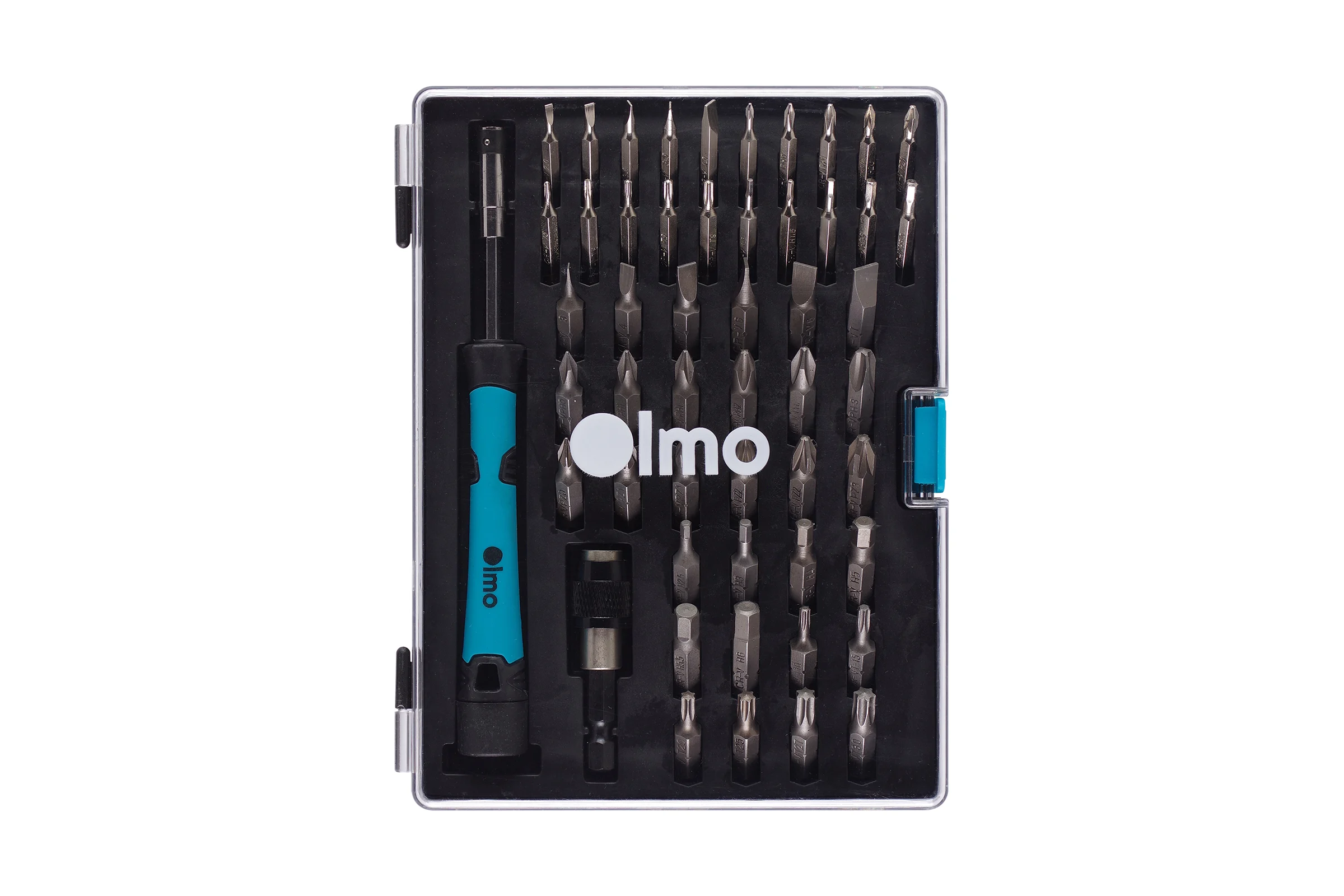 Набор бит Olmo 346789 с рукояткой пескоструйная обработка CRV, 52 шт ЭК000146789