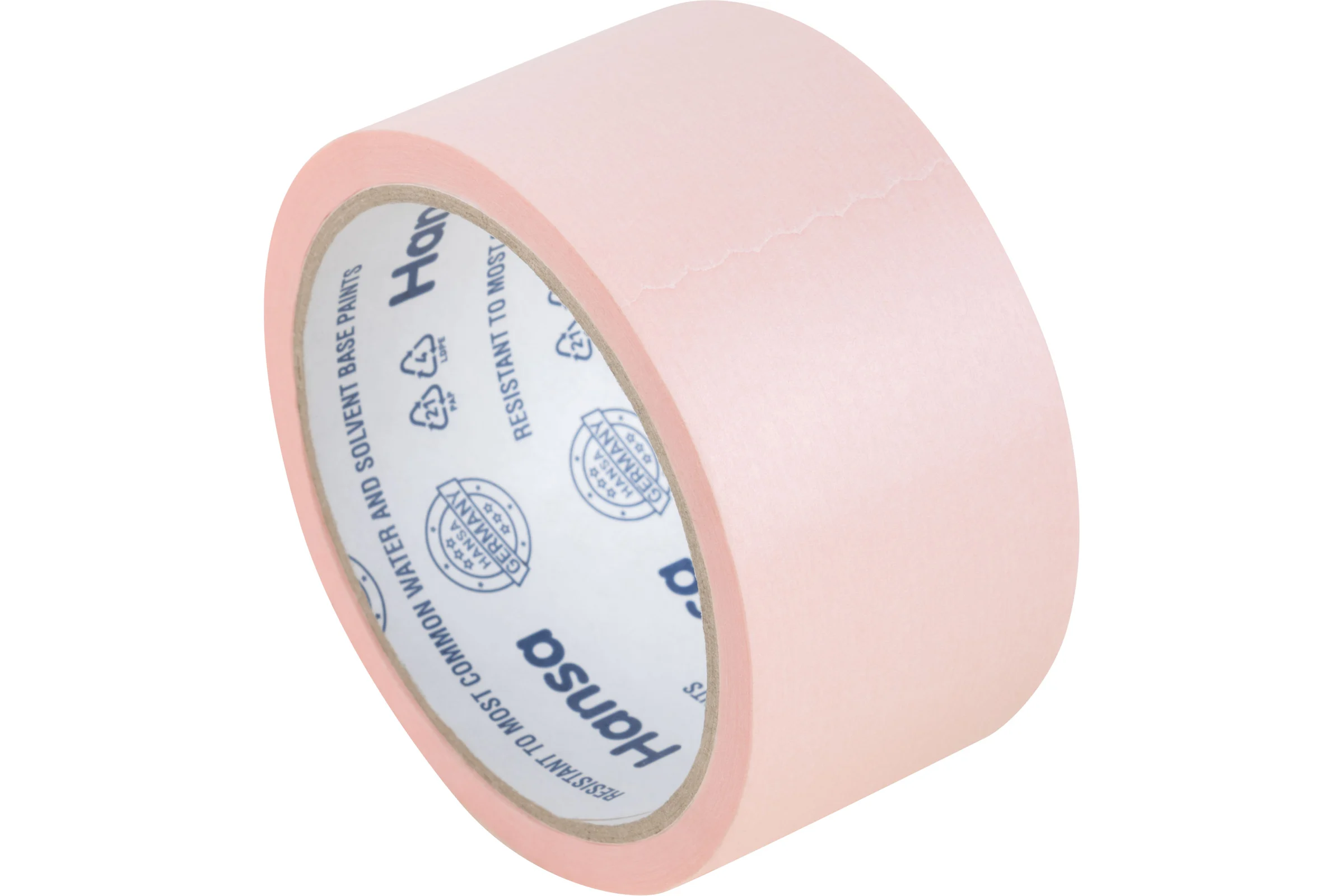 Малярная лента из японской бумаги HANSA Washi для деликатных поверхностей, розовая, 48 мм 25 м 702548