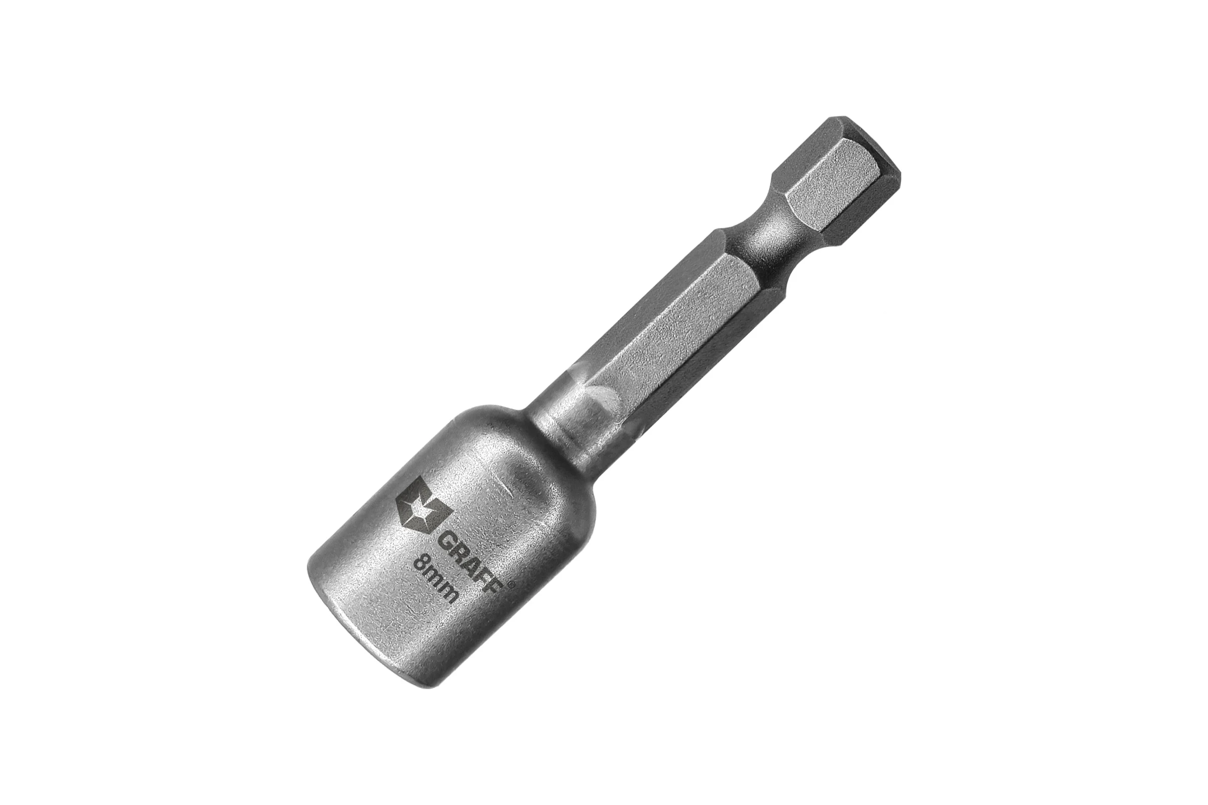 Бита GRAFF SW8, 45 мм, шестигранная магнитная, 1 шт в блистере, Standart 58845