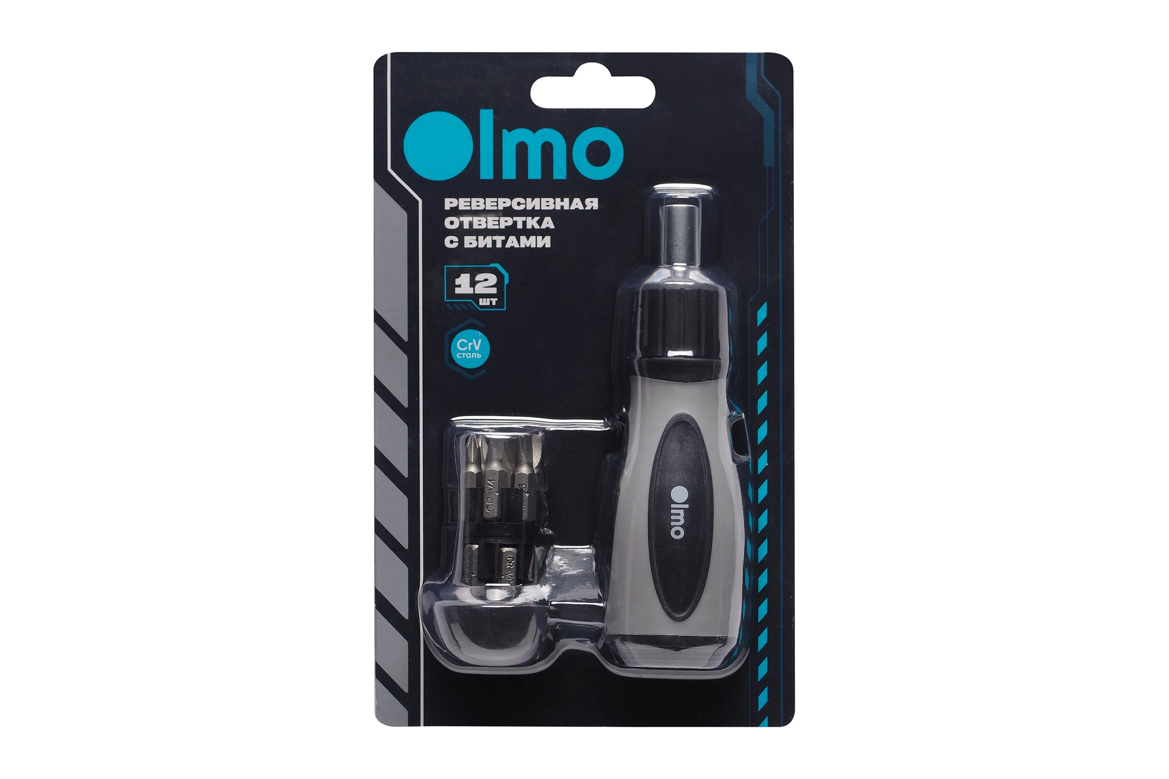 Набор бит 14 в 1 Olmo 346796 с рукояткой-трещеткой пескоструйная обработка CRV ЭК000146796