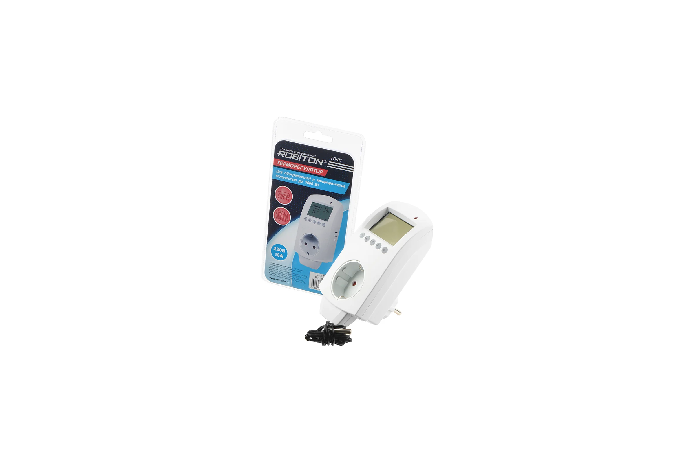 Терморегулятор Robiton TR-01 BL1 17701