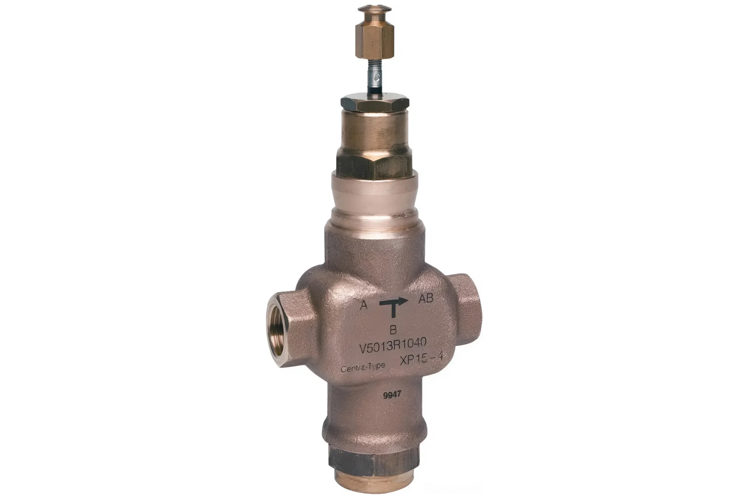 3-х ходовой регулирующий линейный муфтовый клапан Honeywell DN50 PN16 Kvs 40 20мм V5013R1099