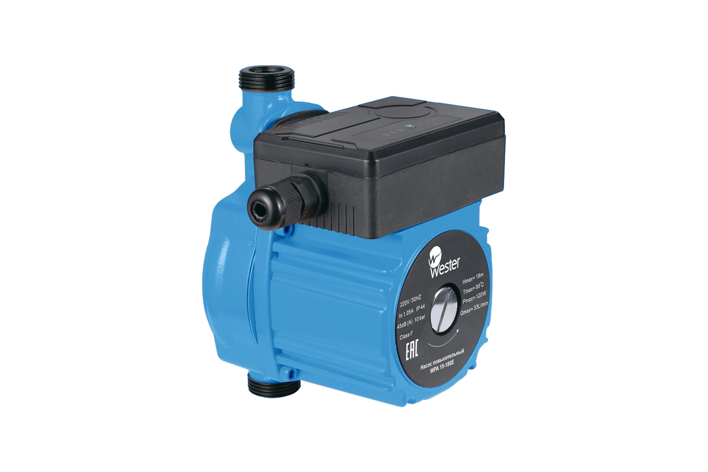 Насос повысительный Wester WPA 15-180E, с гайками 0-18-0075