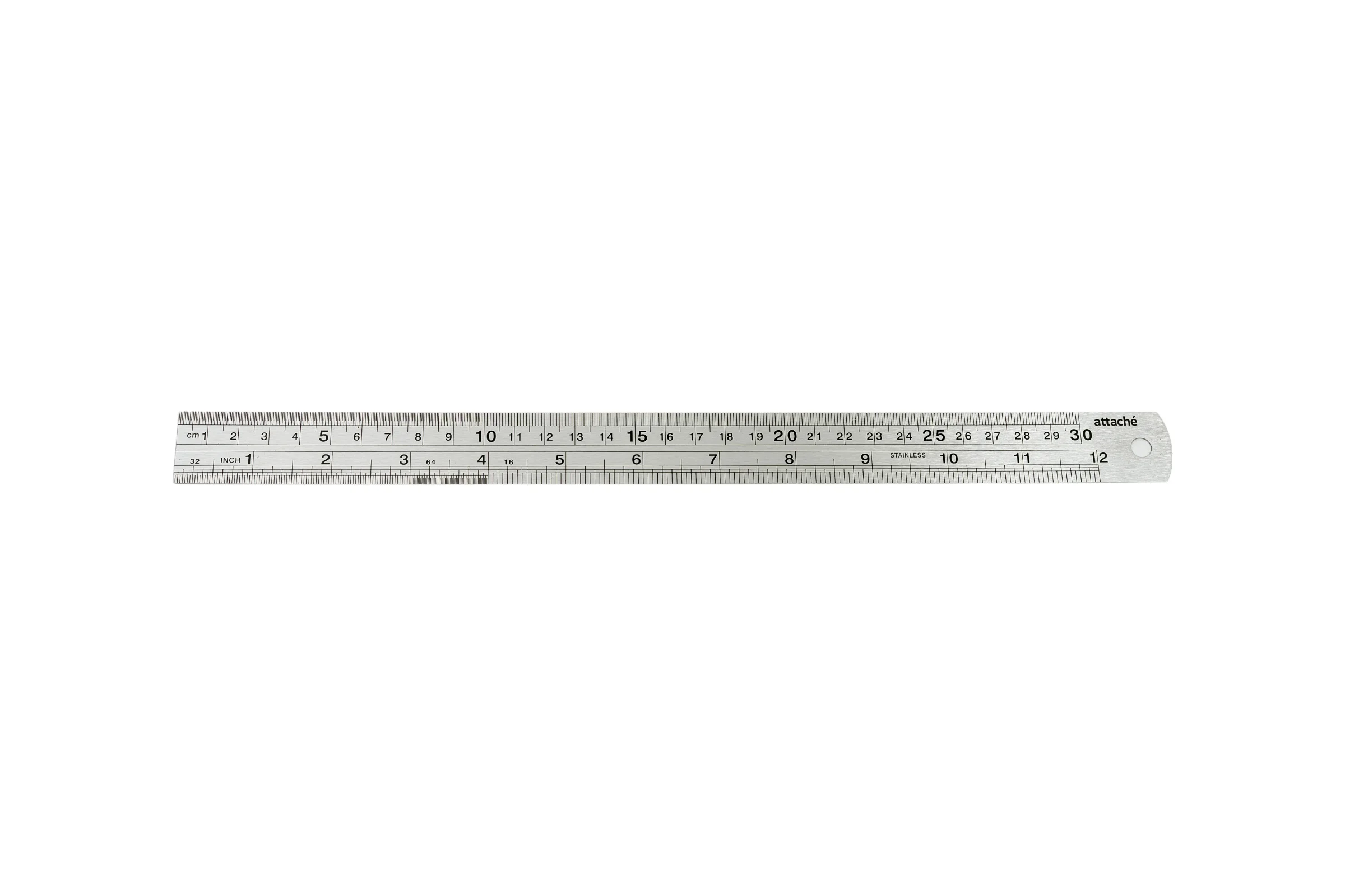 Металлическая линейка Attache 30 см 12х1 35821