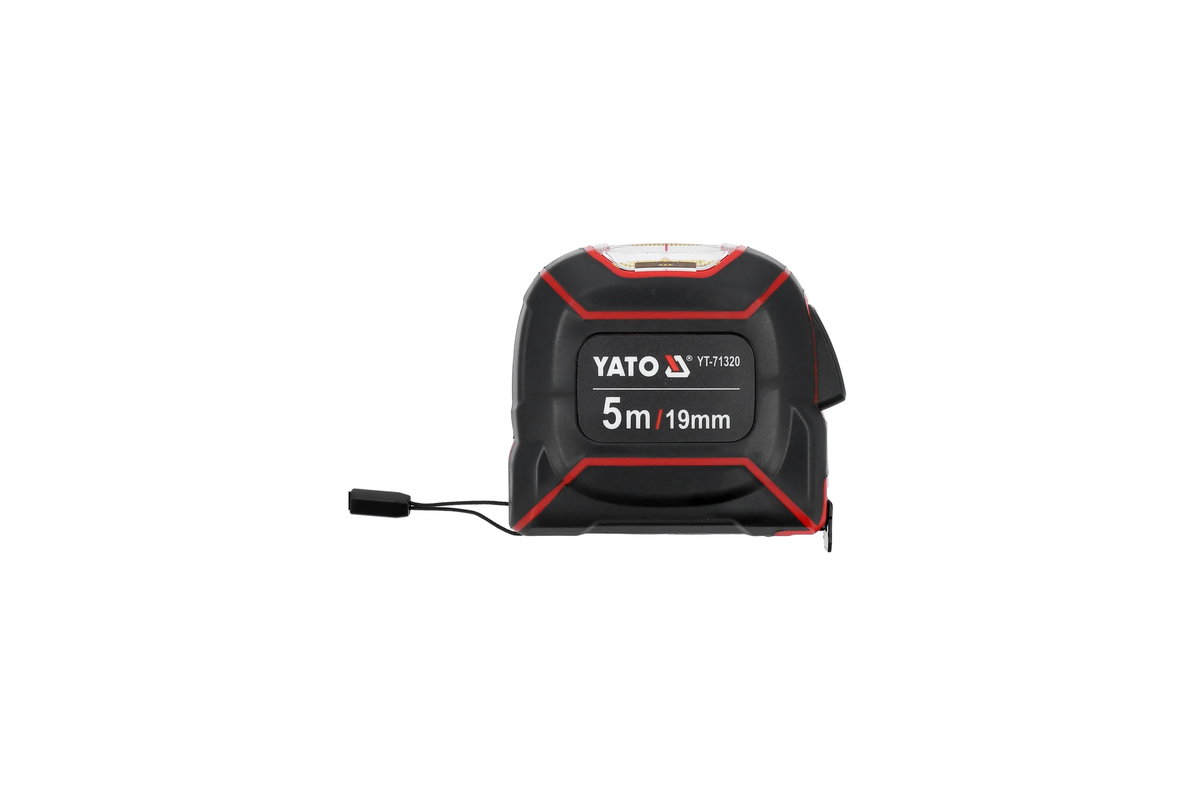 Рулетка YATO 5 м x 19 мм, с верхним окошком YT-71320