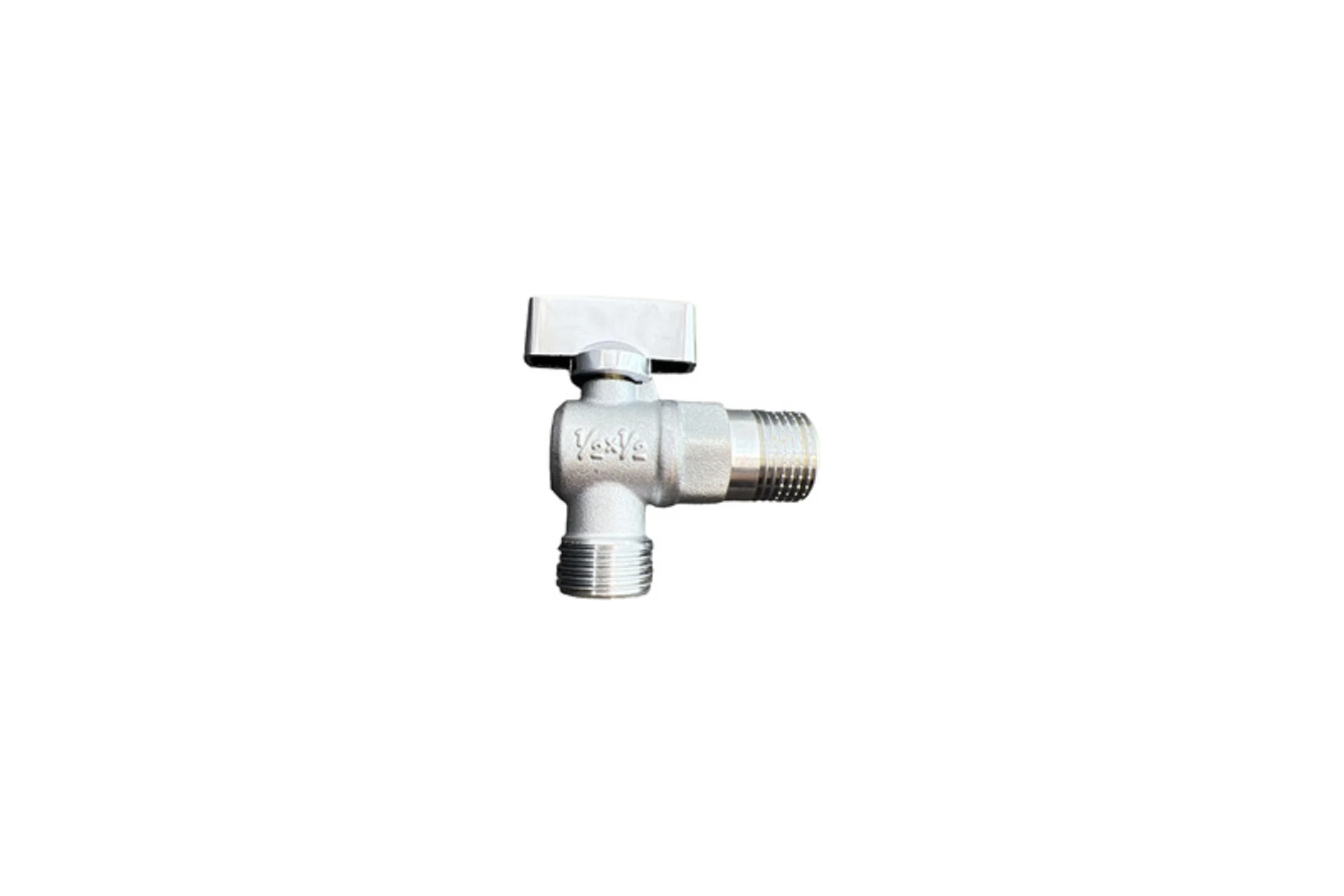 Кран шаровый угловой GRIALE 1/2 НР × 3/4 НР наружная-наружная резьба A152