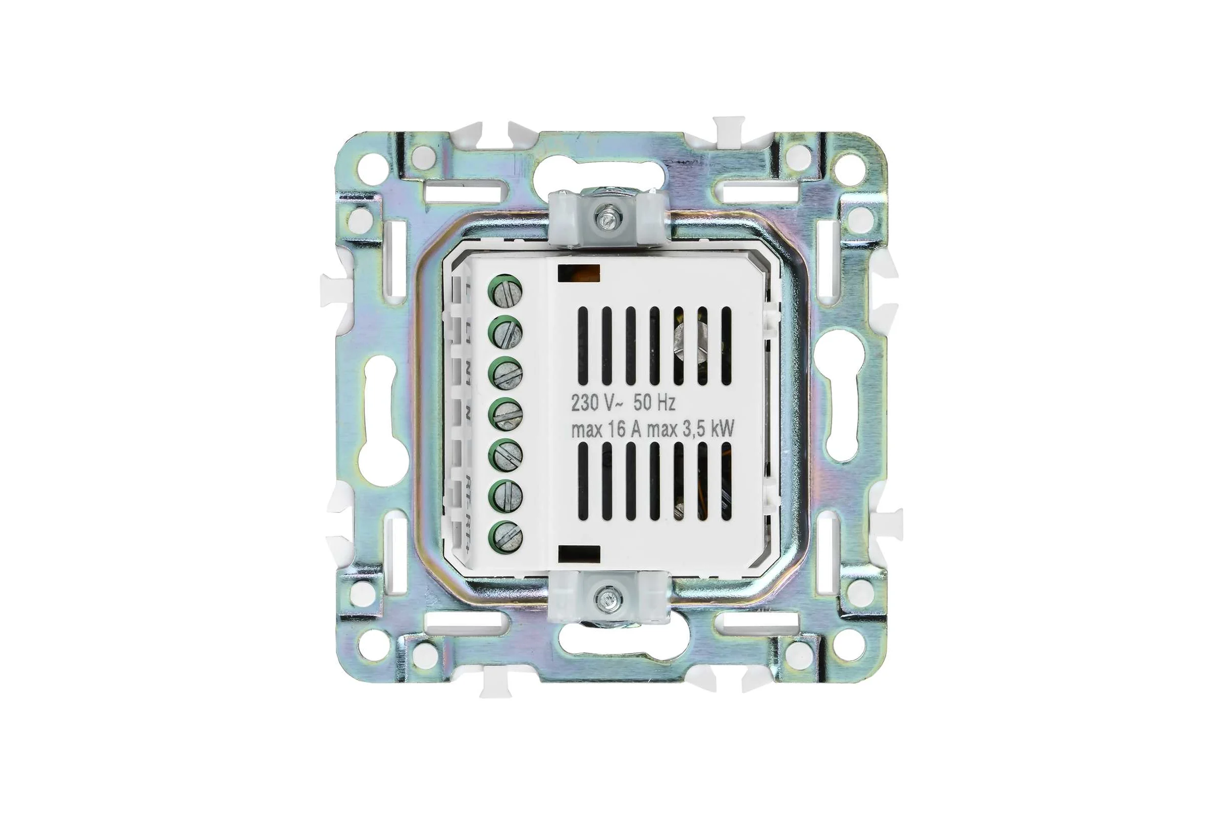 Термостат электронный IEK SKANDY с индикатором SK-T01N никель SK-RT11-K50