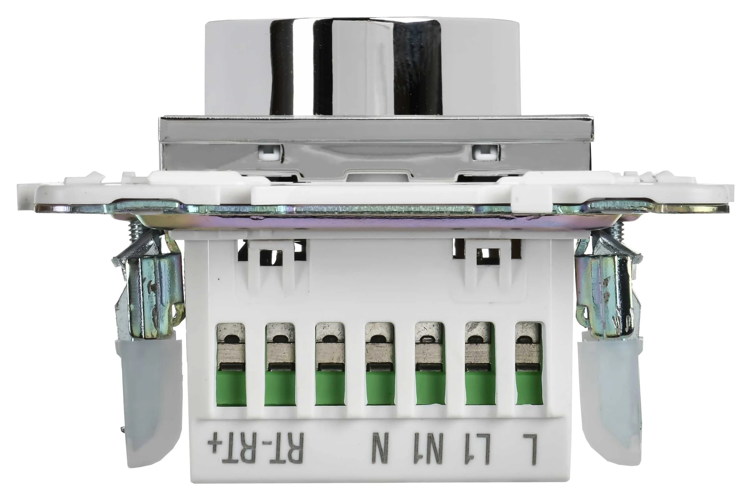 Термостат электронный IEK SKANDY с индикатором SK-T01N никель SK-RT11-K50