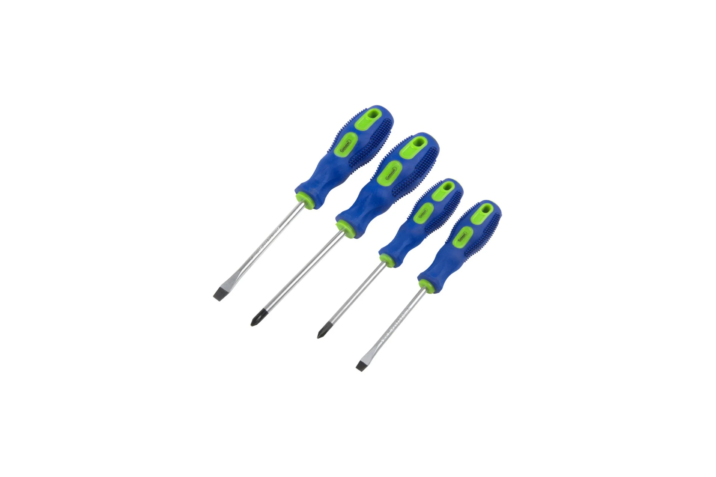 Набор отверток General Lighting Systems 4 штуки, 2хSL + 2хPH, CR-V, G-Tec, блистер 901206