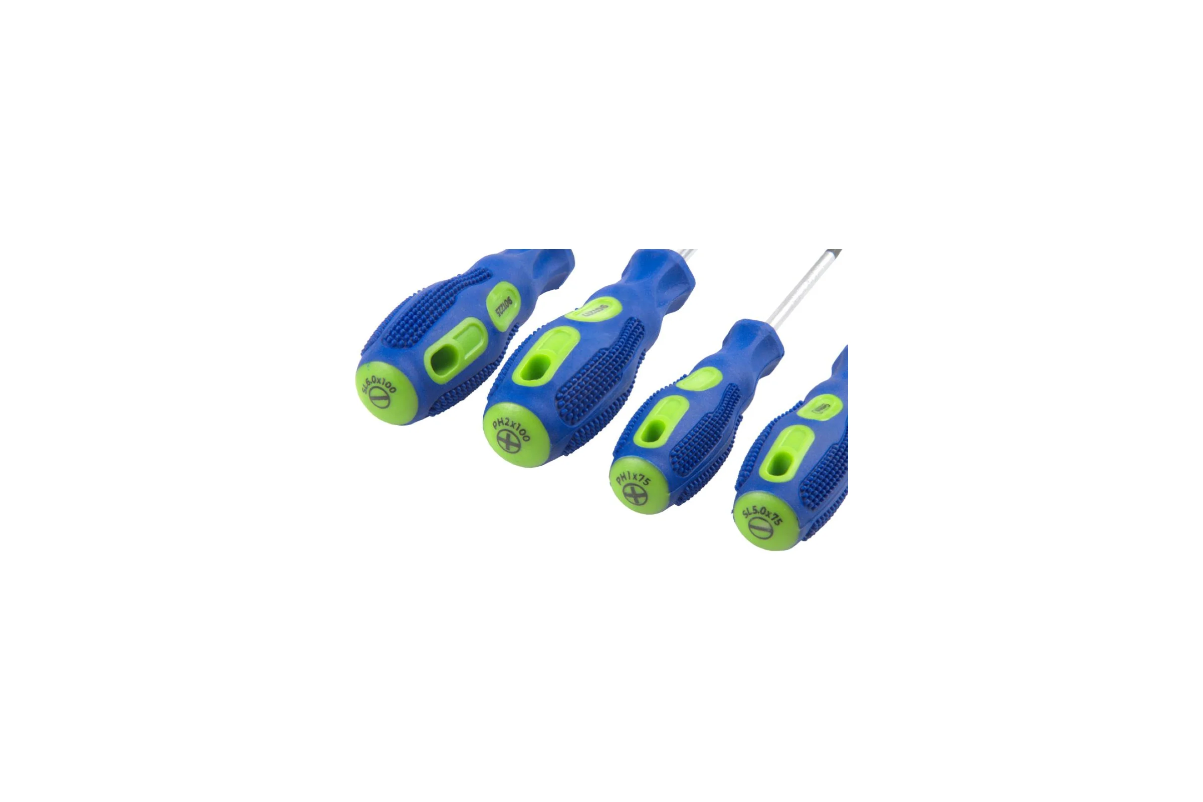 Набор отверток General Lighting Systems 4 штуки, 2хSL + 2хPH, CR-V, G-Tec, блистер 901206
