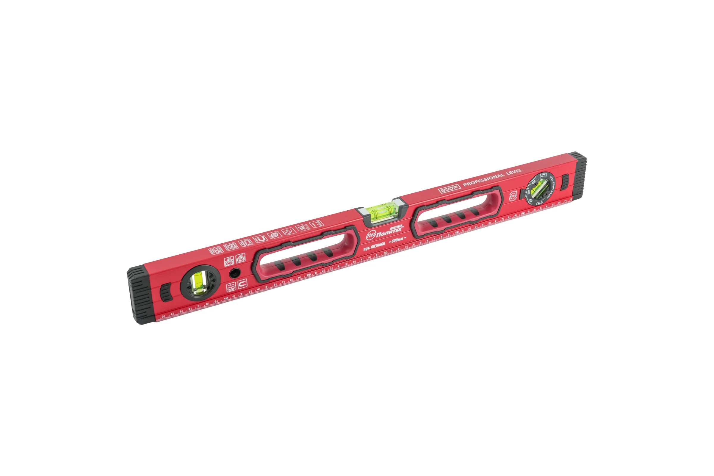 Уровень Политех ЭТАЛОН МАГНИТ 0,6 м Quality 6030660