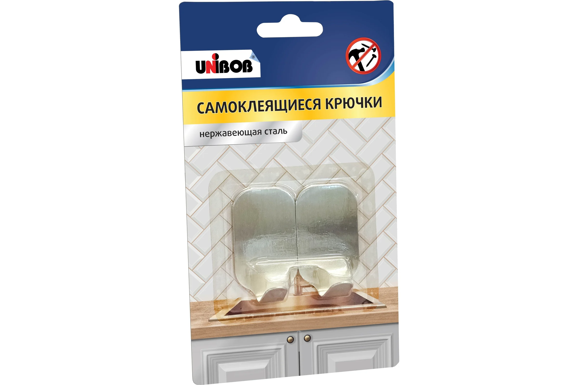 Крючок из нержавеющей стали Unibob 2 шт/упак._ИУ, 96962