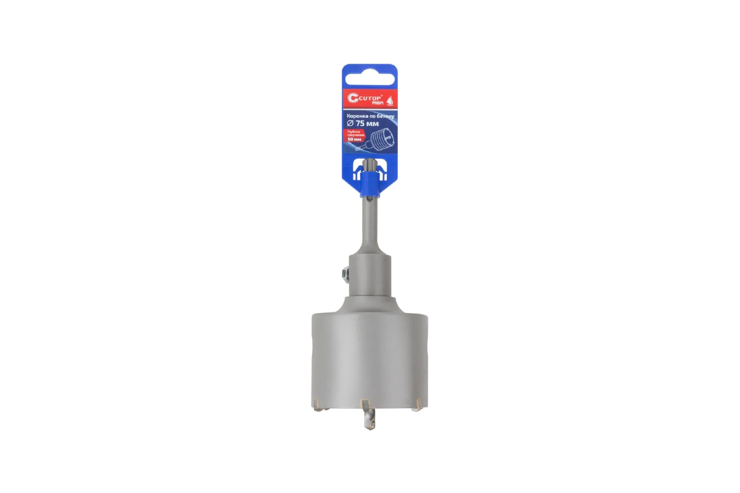 Коронка по бетону Cutop Profi SDS Plus 75 мм 43-879