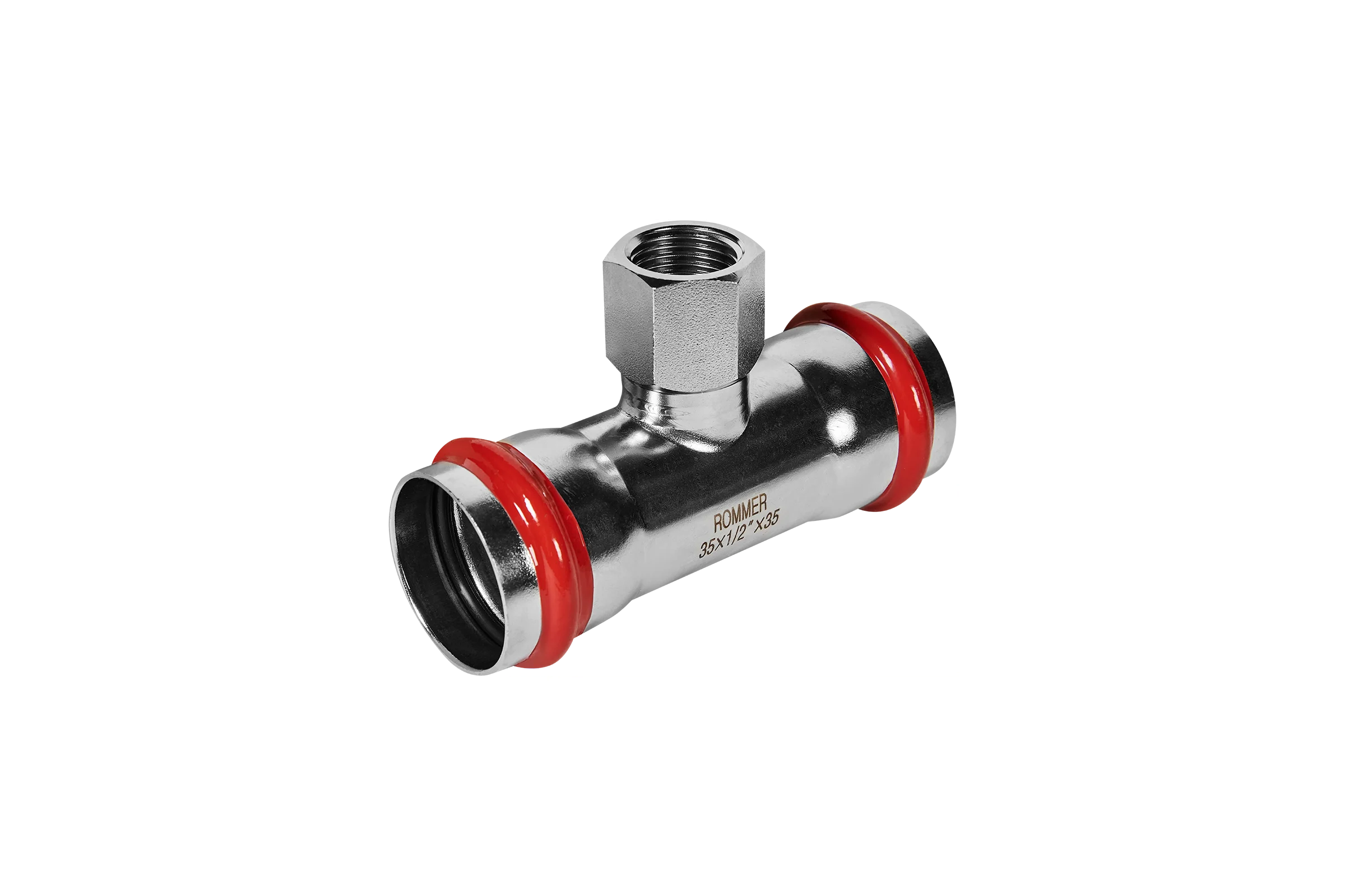 Тройник-переходник ROMMER RSS-1015-003512 ВПр-ВР, 35х1/2, из нержавеющей стали прессовой PEE9H4CCV7TVNI