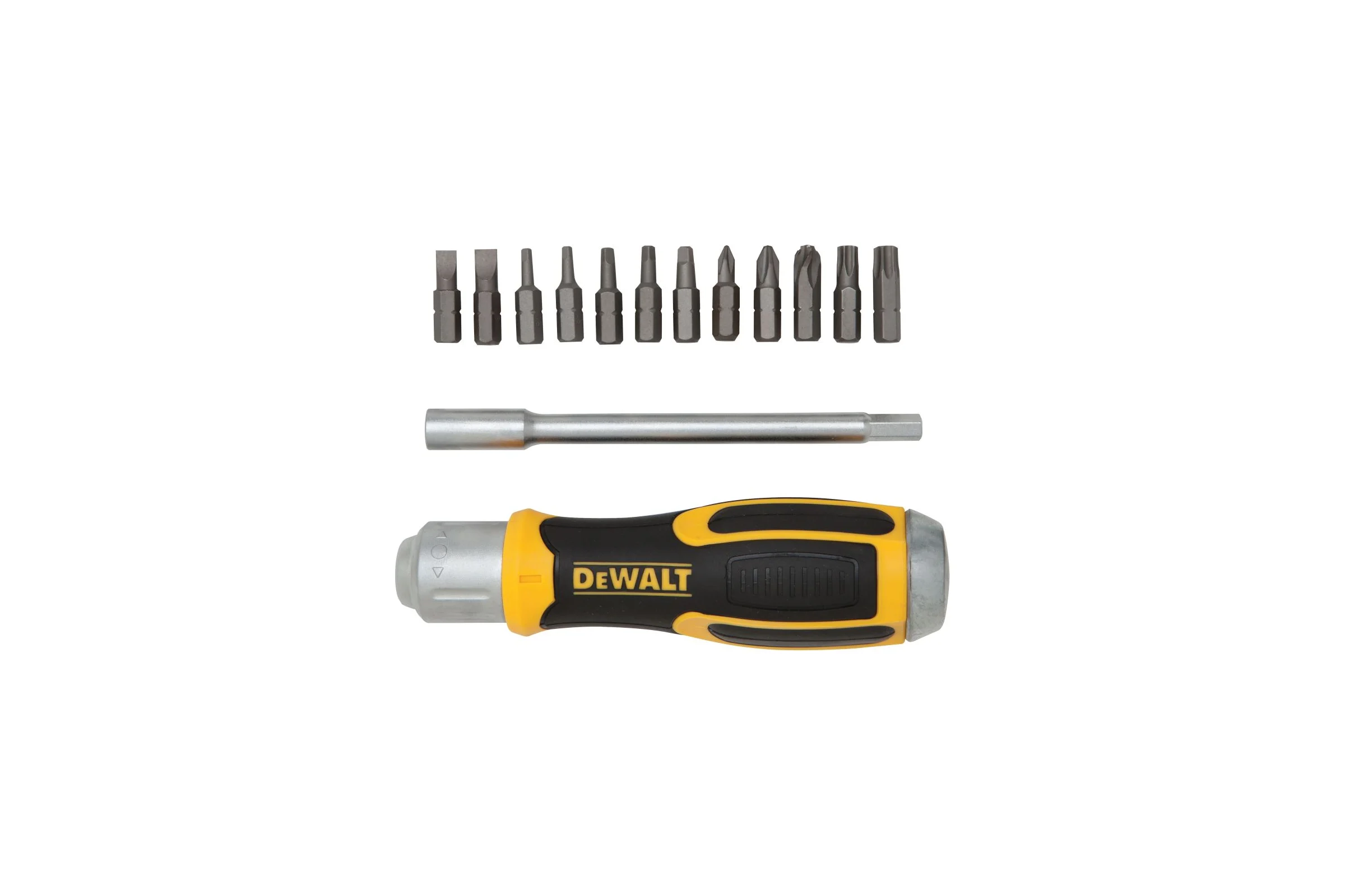 Отвертка Dewalt, с трещоткой, со сменными битами, 12 бит DWHT69233