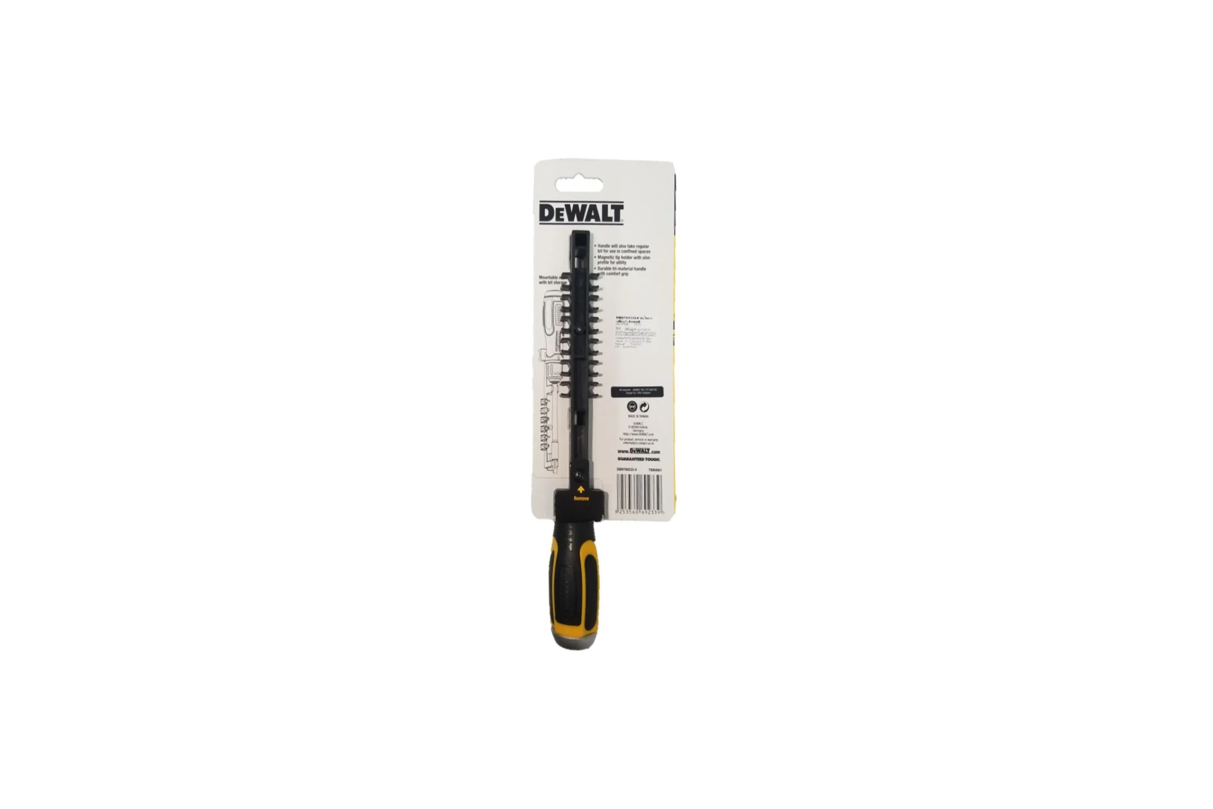 Отвертка Dewalt, с трещоткой, со сменными битами, 12 бит DWHT69233