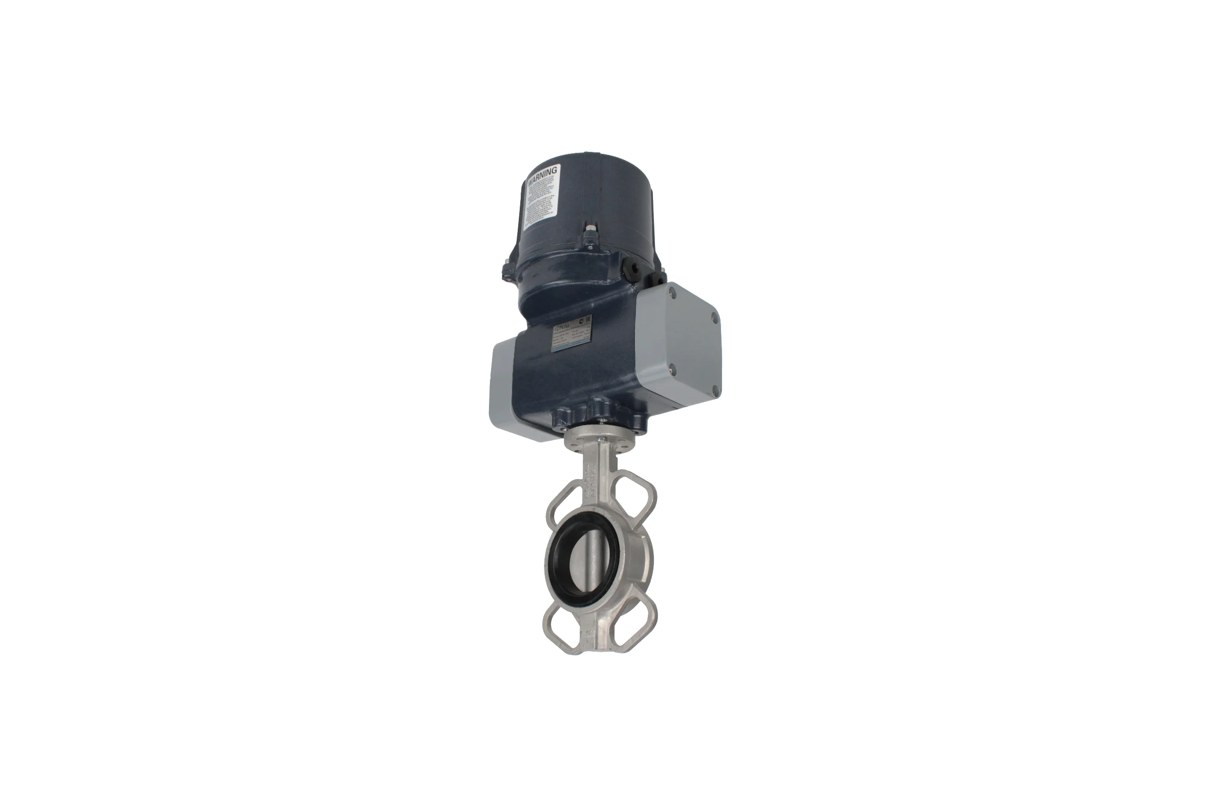Затвор дисковый DN.ru 304-304-EPDM-2W-Fb-H Ду125 Ру16, электропривод ЭПВП-014 220В D050-81291
