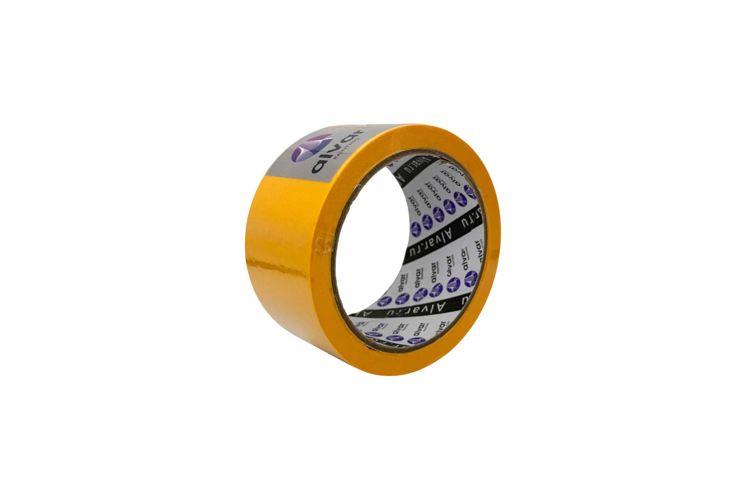 Малярная лента для деликатных поверхностей Алвар 50 мм, 25 м, желтая Alvar AL-OT5025Y
