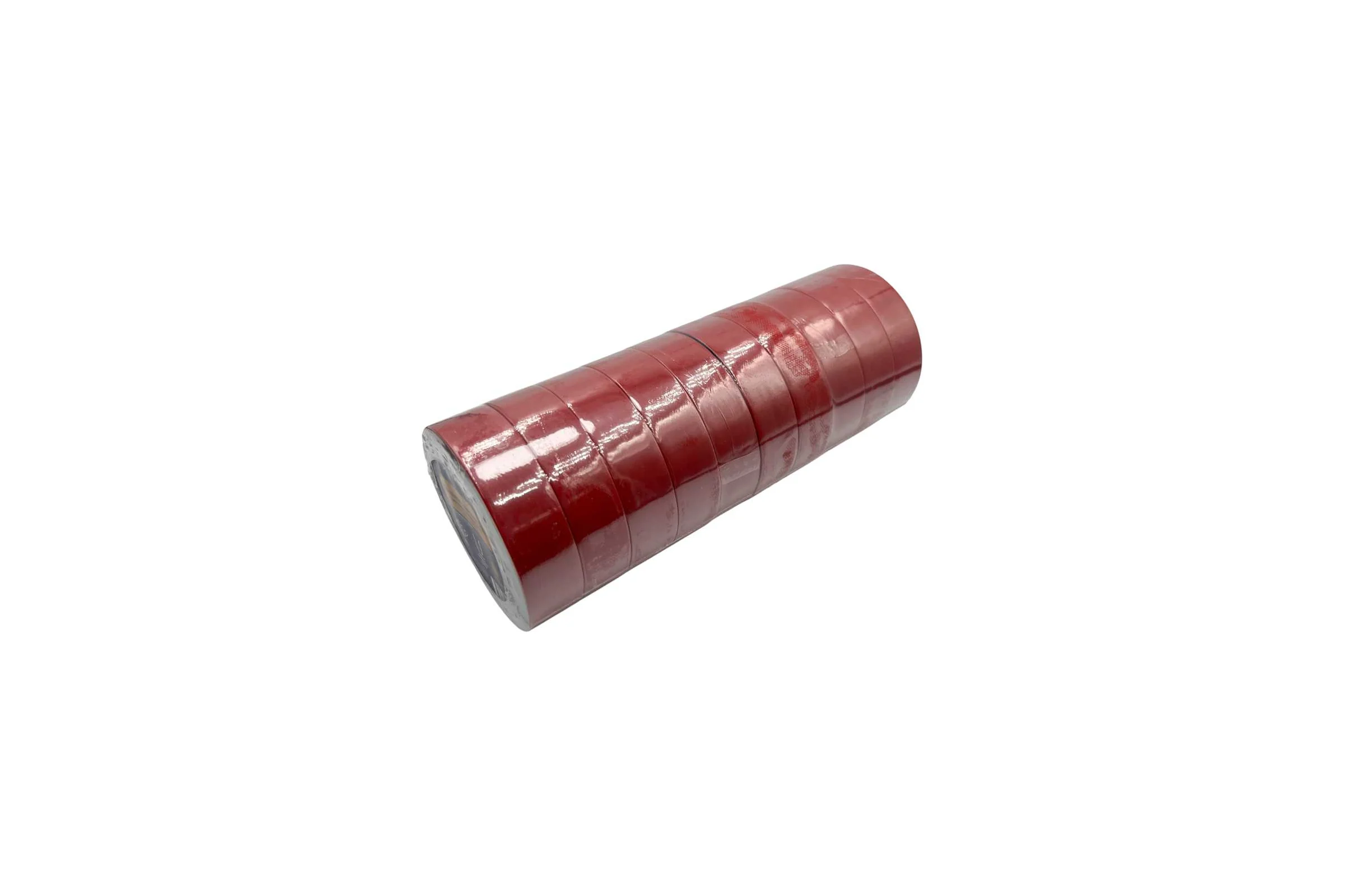 Изолента Alvar ПВХ 19мм, 20м, красная (комплект из 10 штук) AL-1920R_10