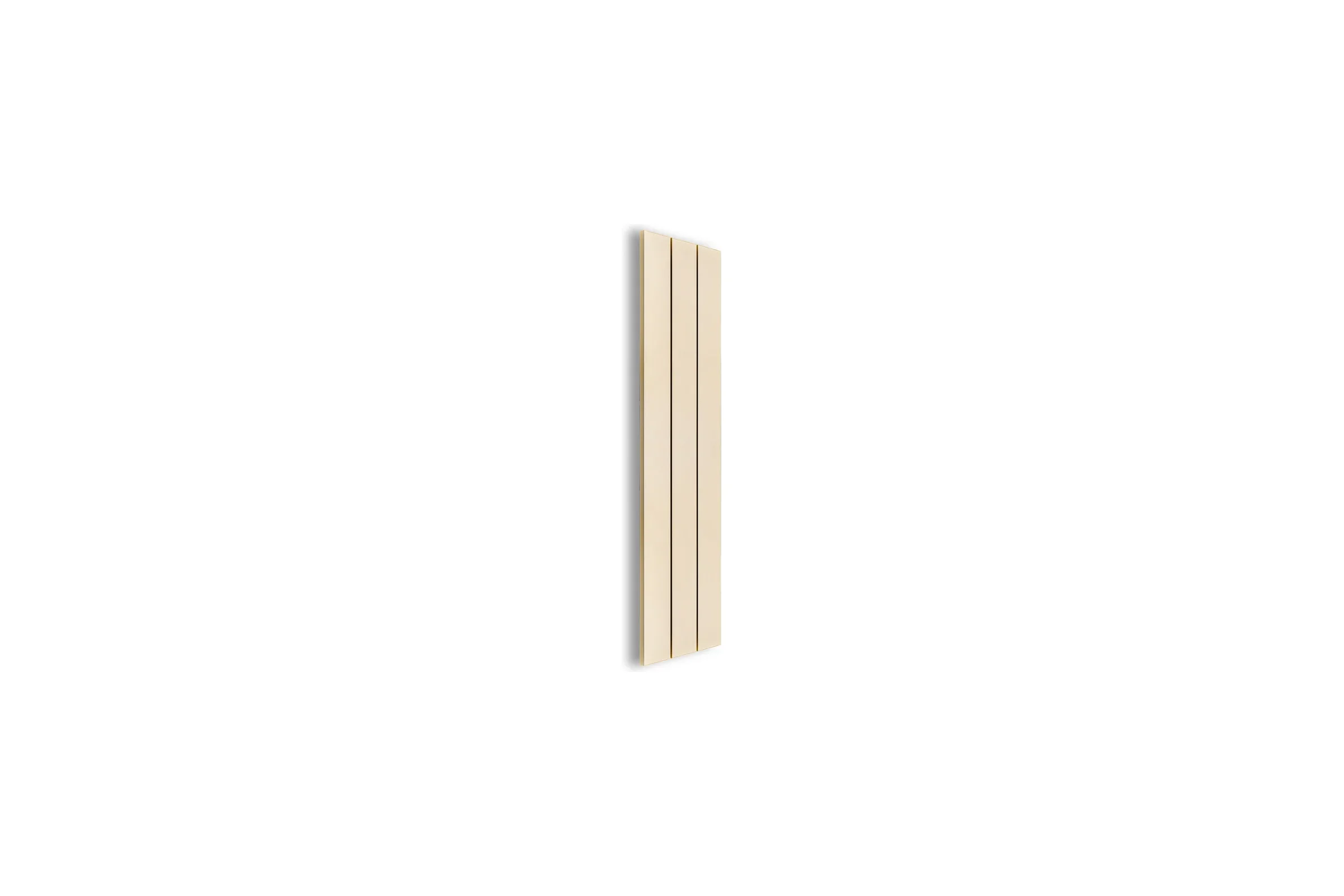 Радиатор отопления алюминиевый MIVARMO вертикальный 3 секции, 2000 мм, жемчужно-белый, Multiflex правое MA3-2000-1013-MR