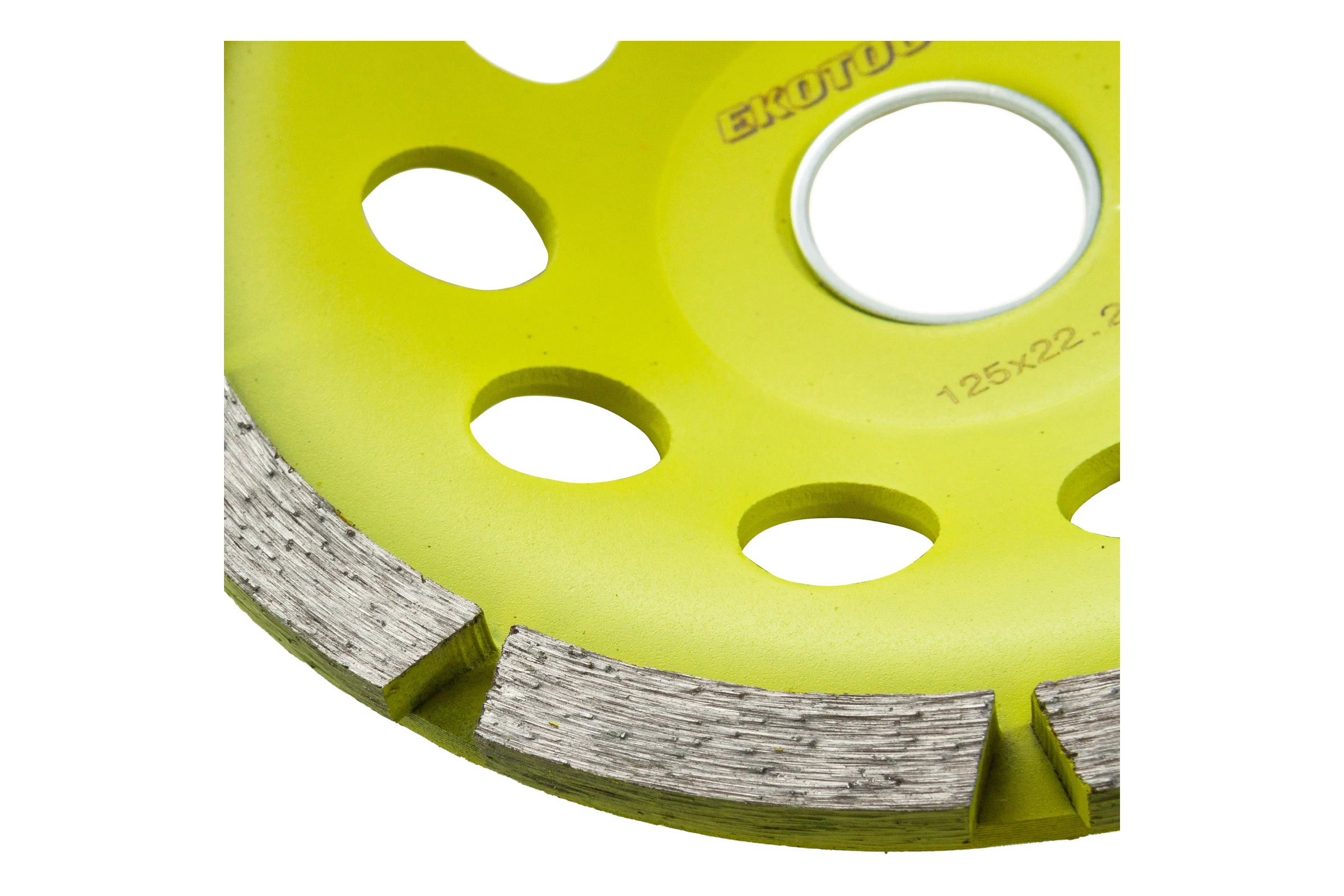 Чашка алмазная EKOTOOLS 125мм по бетону 1-рядная 2200102