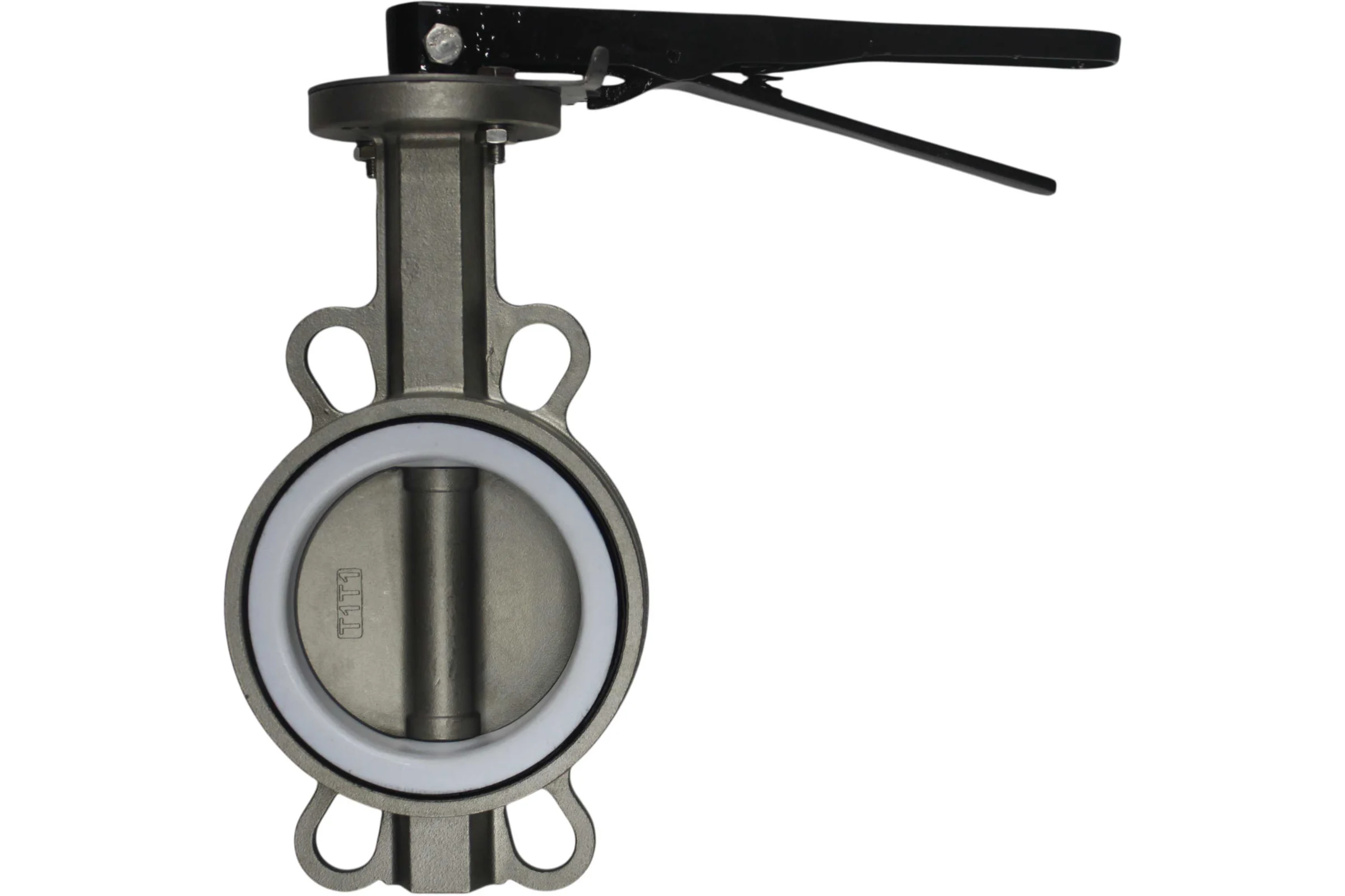 Затвор дисковый межфланцевый NEWKEY AISI304, DN100 (4), PN16, PTFE NK-DZis100
