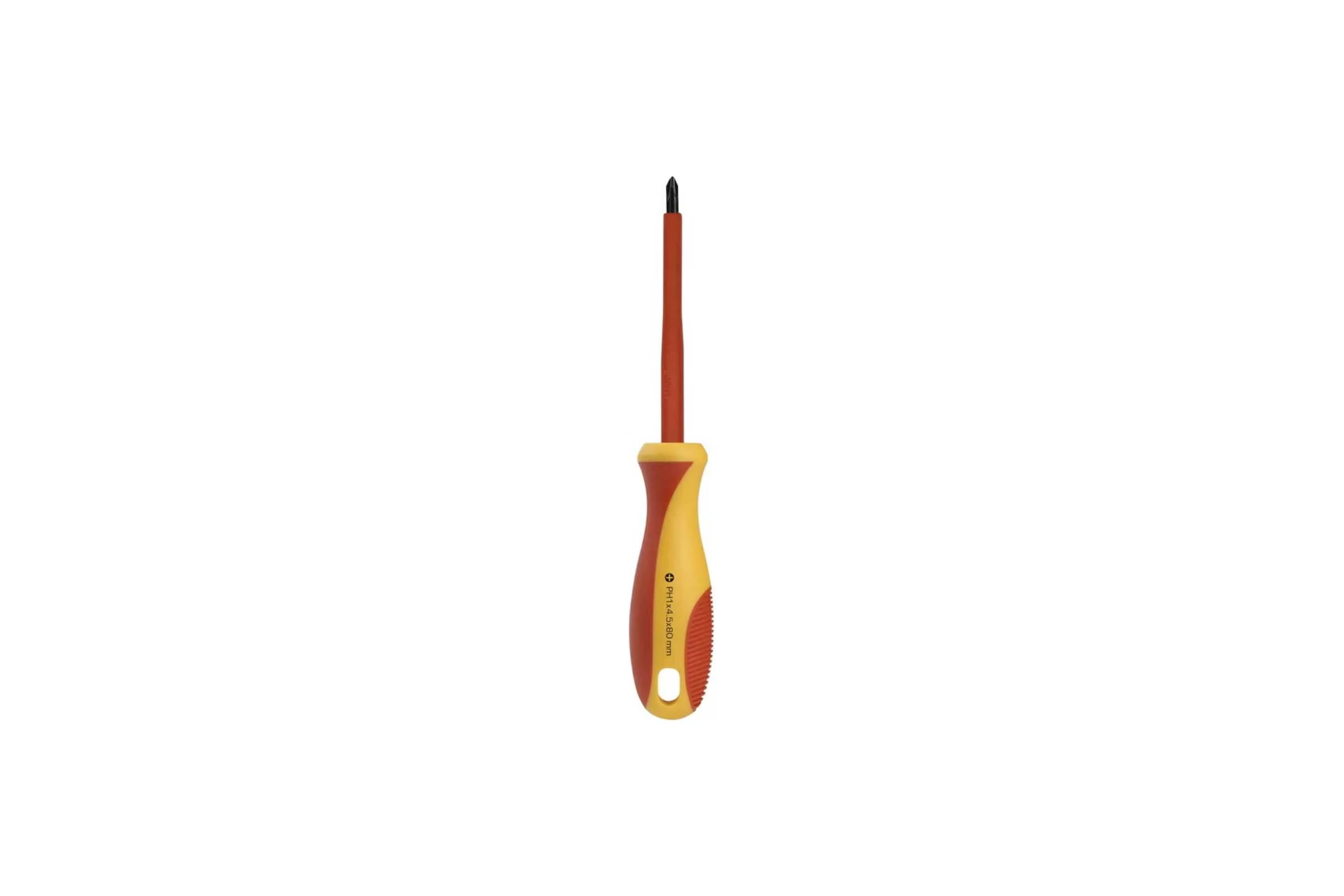 Диэлектрическая крестовая отвертка Smartbuy PH1x80, до 1000 В, VDE SBT-SCI-PH1x80P1
