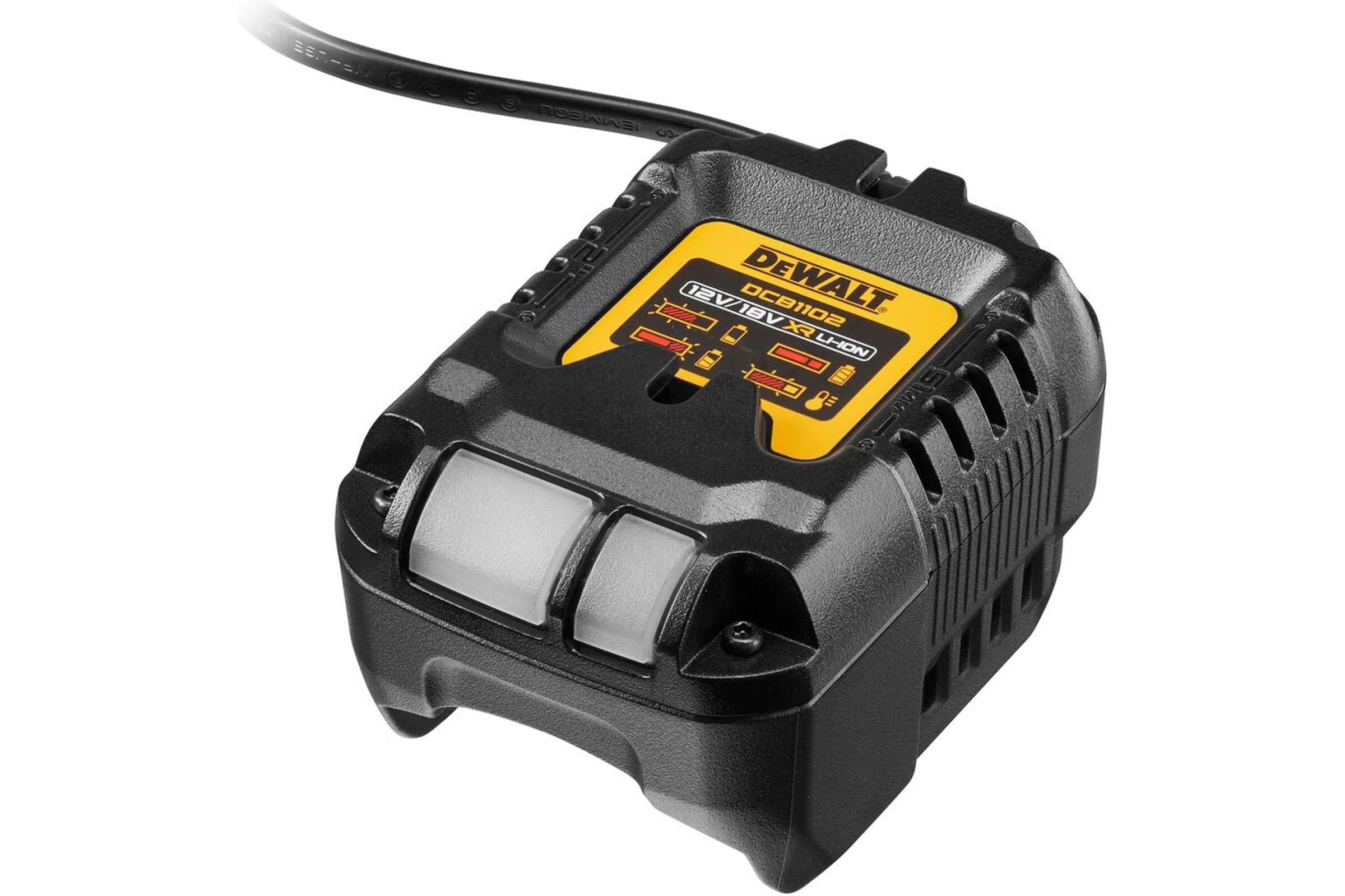Набор DEWALT DCB1102D2: 2 АКБ DCB183, Li-Ion, 18В, 2Ач и зарядное устройство DCB1102, 12/18В, 2A DCB1102D2-QW