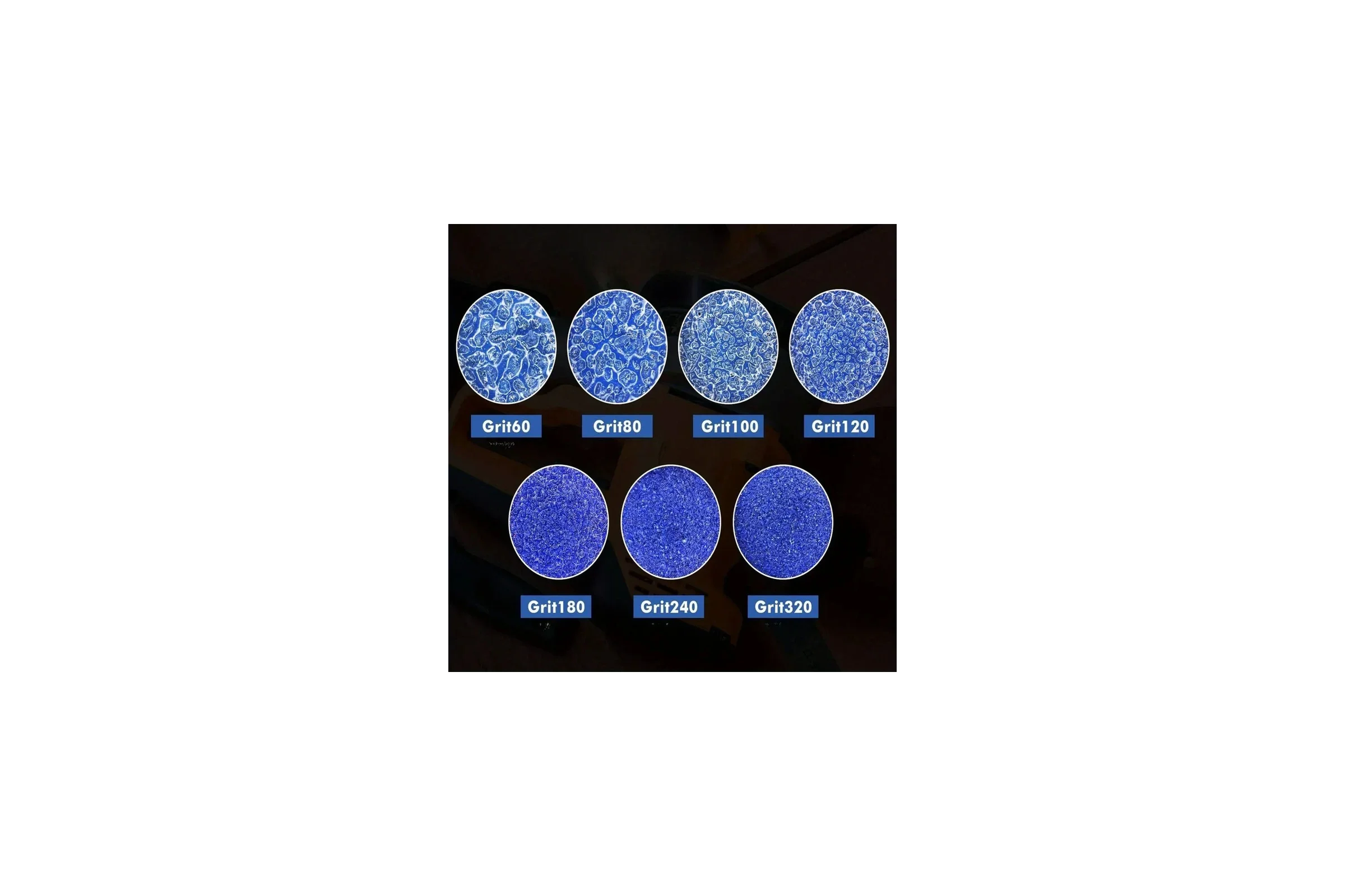 Шлифовальная лента Vitatools 20x520 мм P150 (G150) BLUE L20-520-P150-BLUE