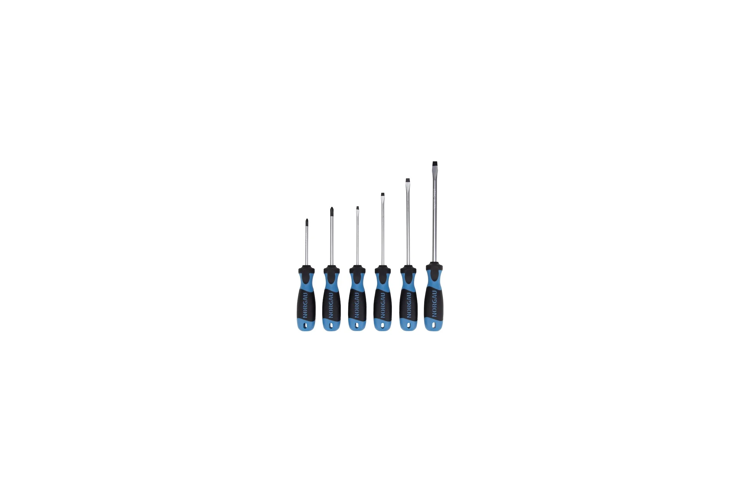 Набор отверток NORGAU 6 предметов, тип NBS250-260-001, 062001103