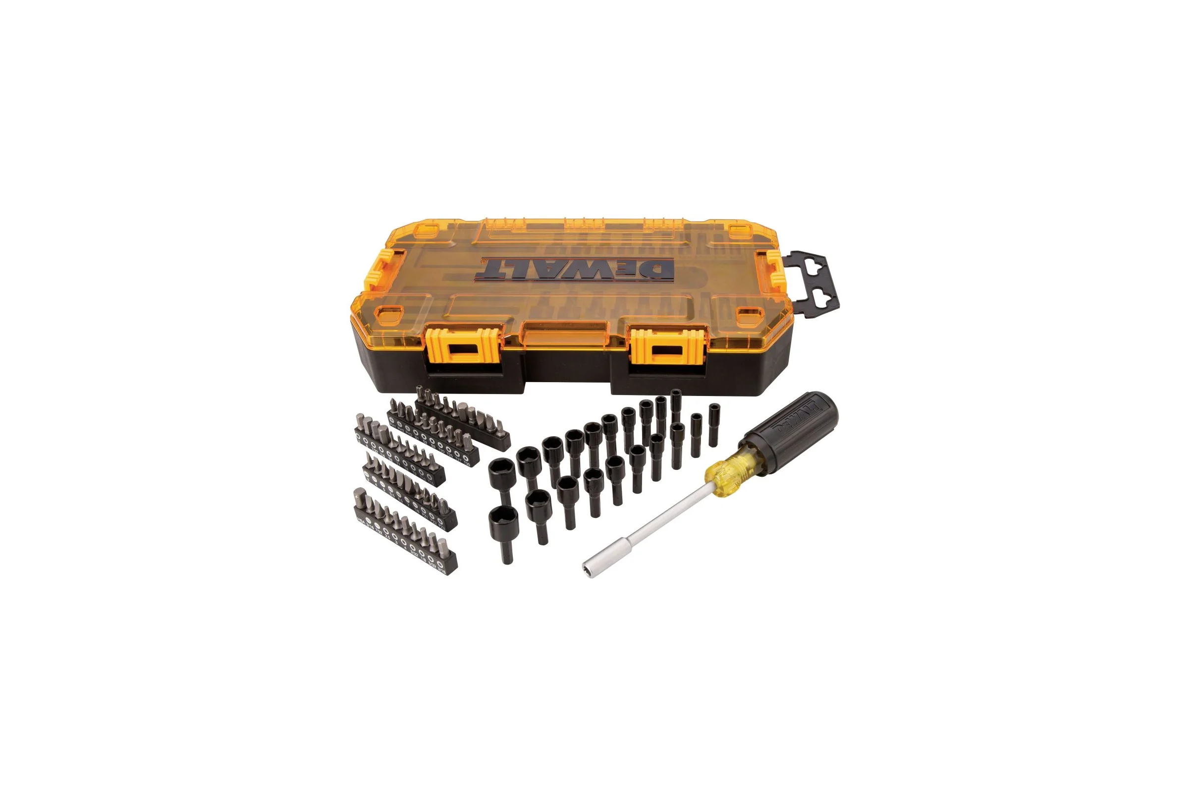 Набор бит и торцевых головок Dewalt, 71 шт, в кейсе DWMT73808