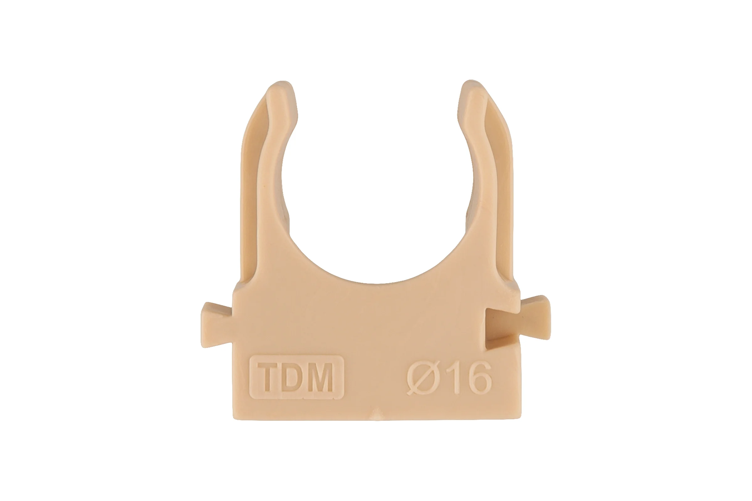 Крепеж-клипса TDM ELECTRIC для трубы 16 мм ЭКО (сосна), упаковка 4500 штук SQ0405-1051