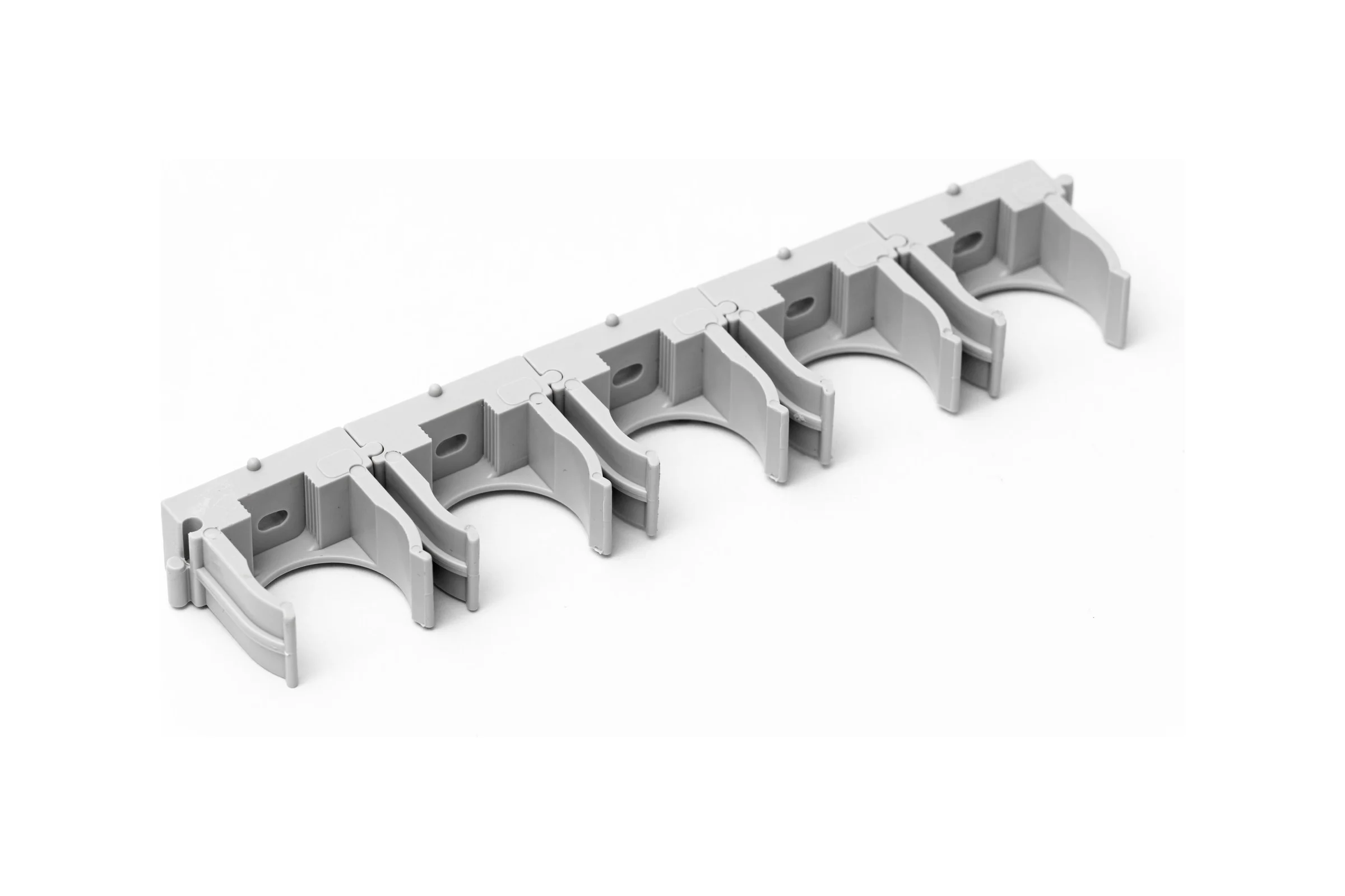 Крепеж-клипса MOLOT для труб серая D-25 ABS (100 шт.) 25105505