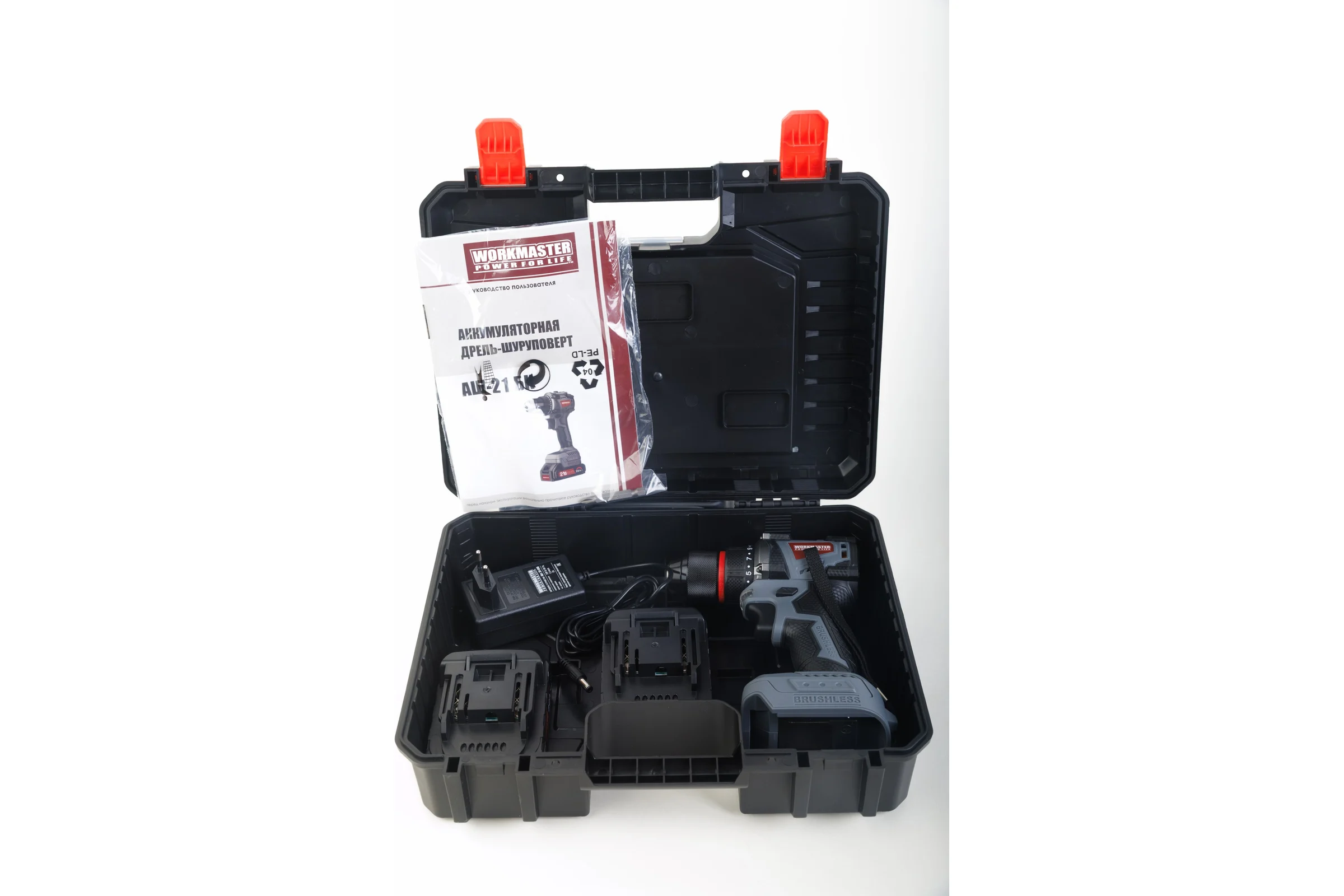 Аккумуляторная дрель-шуруповерт WorkMaster АШ-21БК
