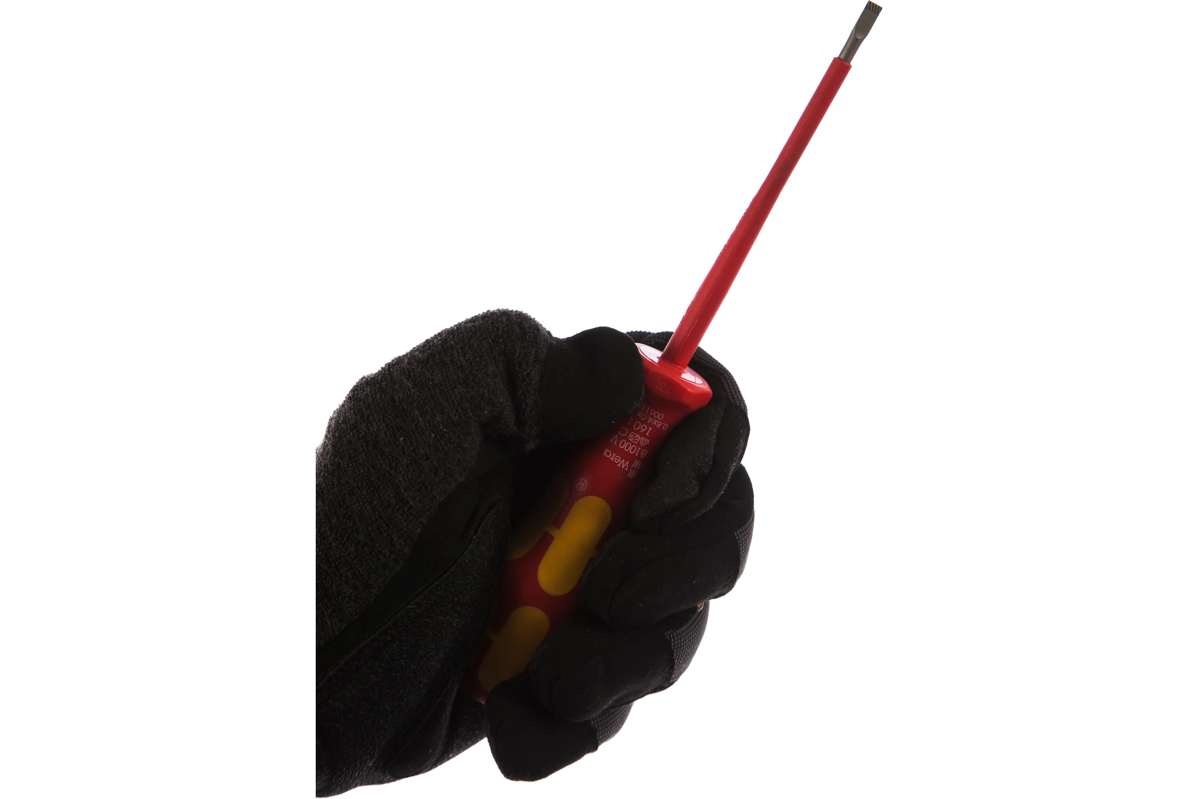 Отвёртка диэлектрическая Wera, VDE, SL 0.8х4.0х100 мм, WE-006115