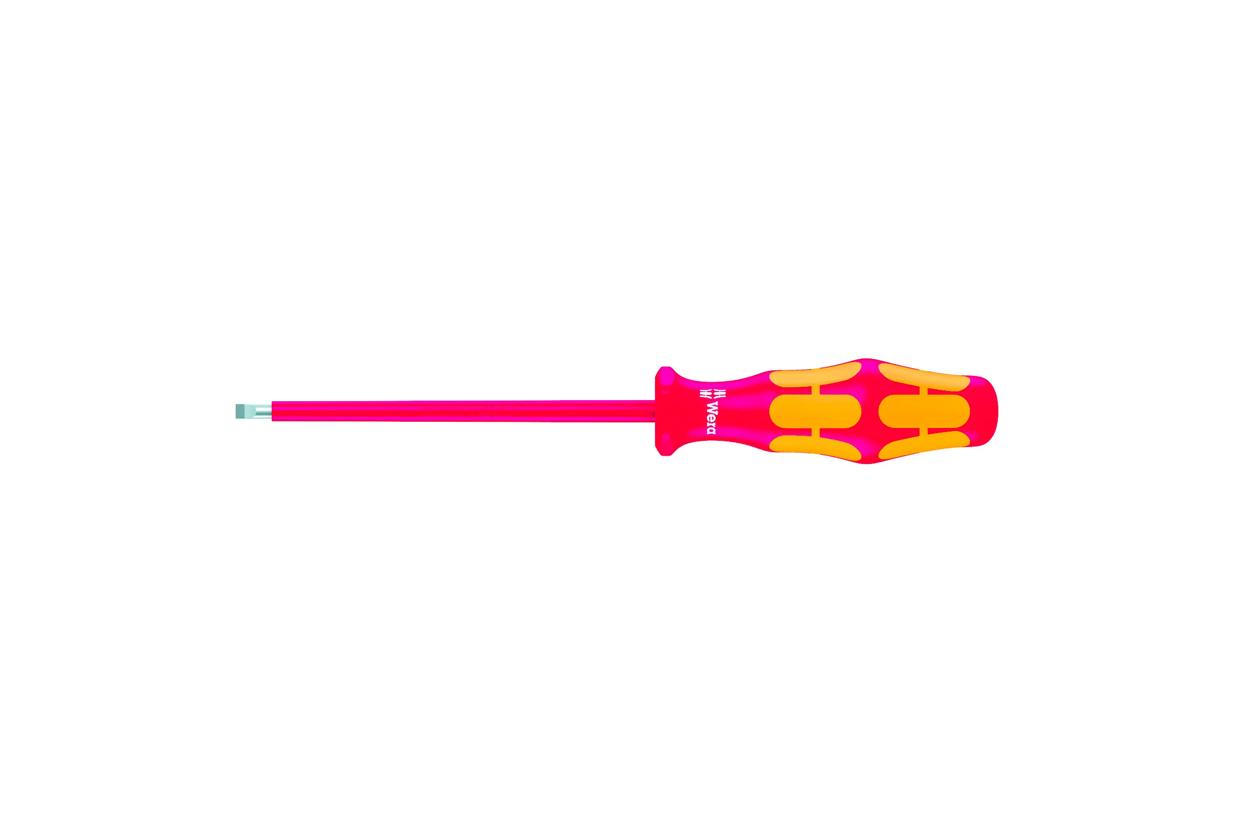 Отвёртка диэлектрическая Wera, VDE, SL 0.6х3.5х100 мм, WE-006110