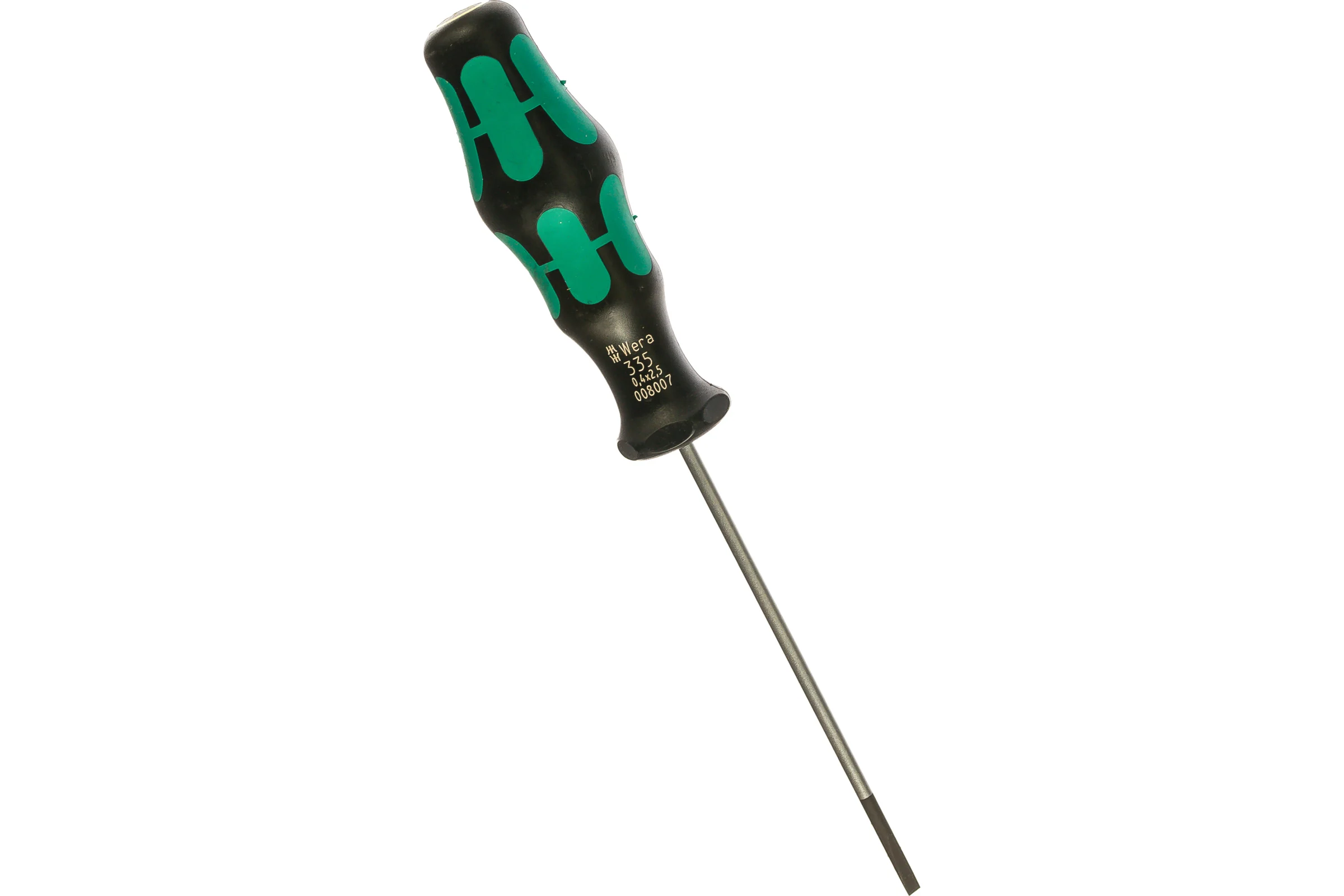Отвёртка шлицевая Wera, 0,4 х 2,5 х 75 мм, WE-008007
