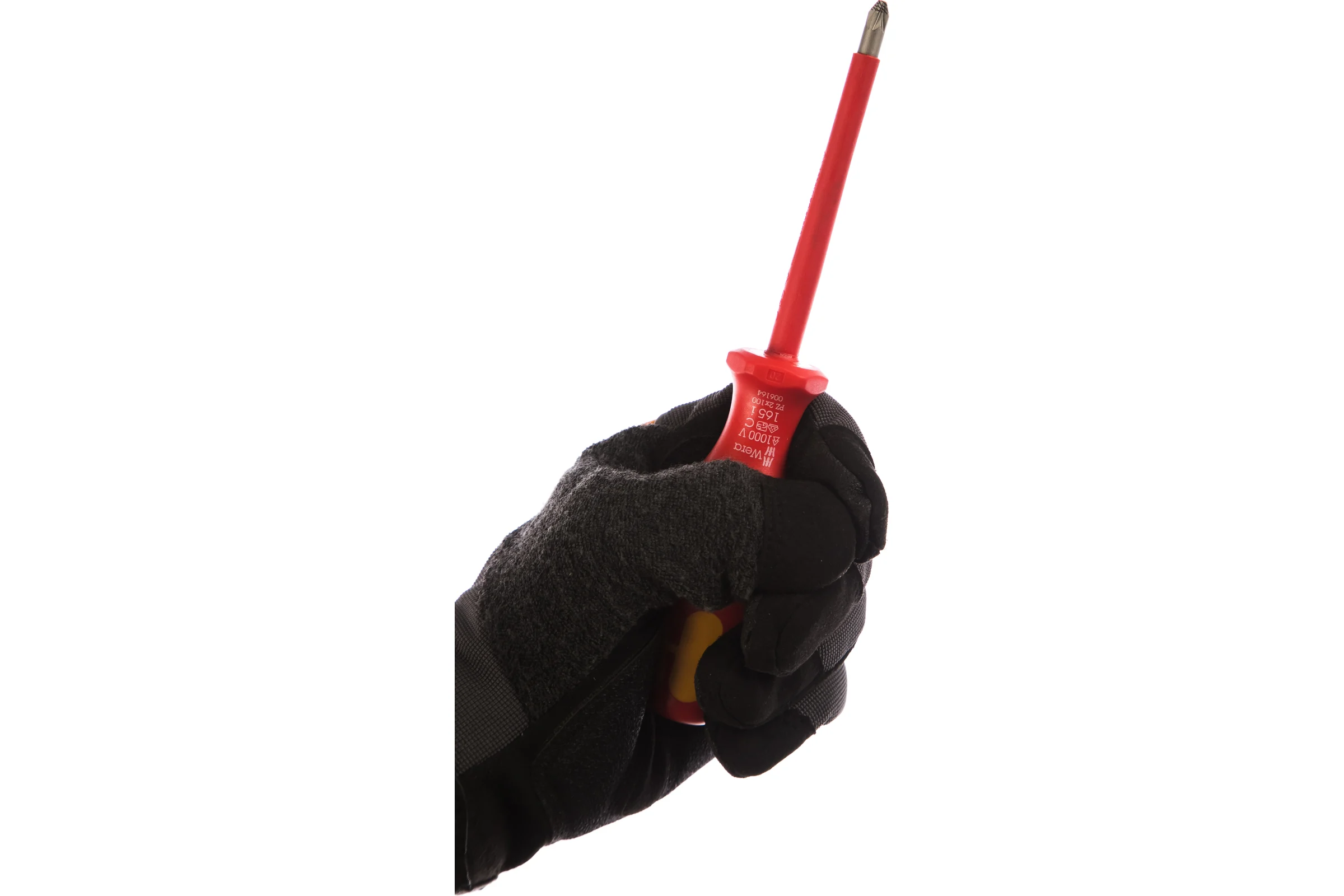 Отвёртка диэлектрическая Wera, VDE, PZ 2х100 мм, WE-006164