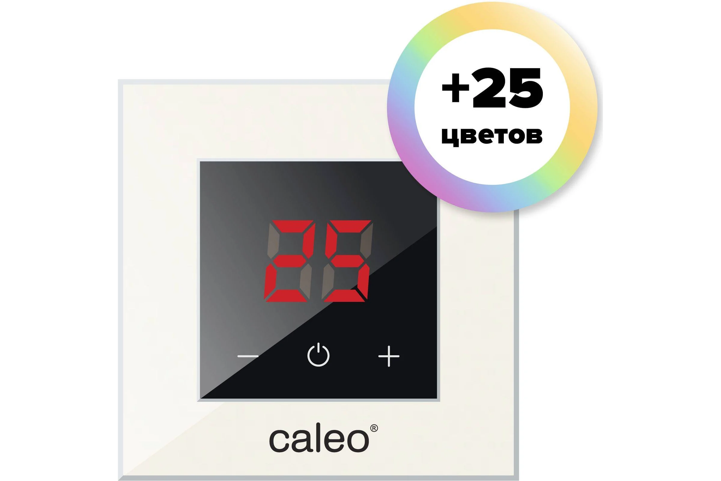 Терморегулятор CALEO NOVA встраиваемый цифровой, 3,5 кВт, магнолия УП-00000416