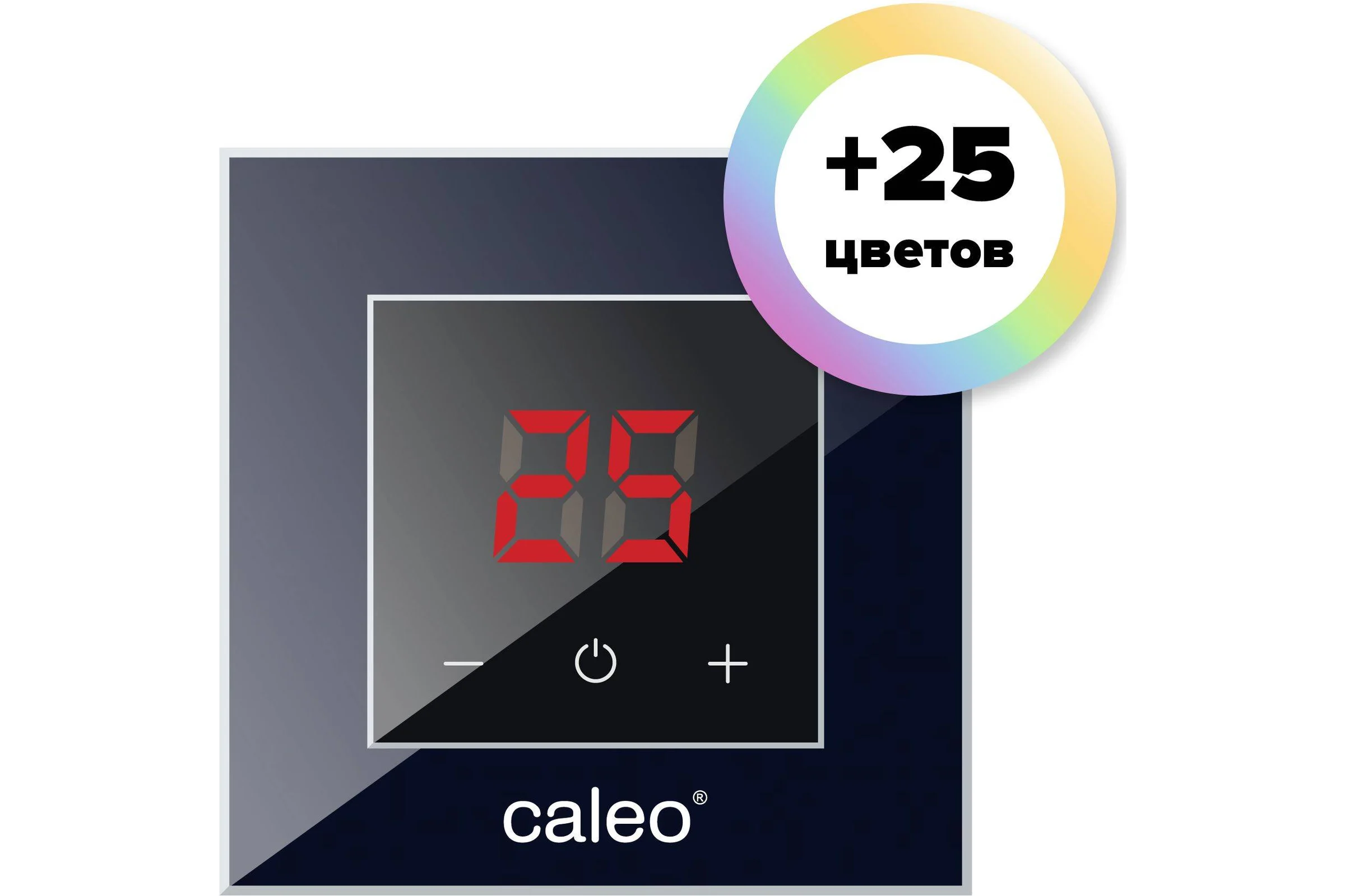 Терморегулятор CALEO NOVA встраиваемый цифровой, 3,5 кВт, графит УП-00000415